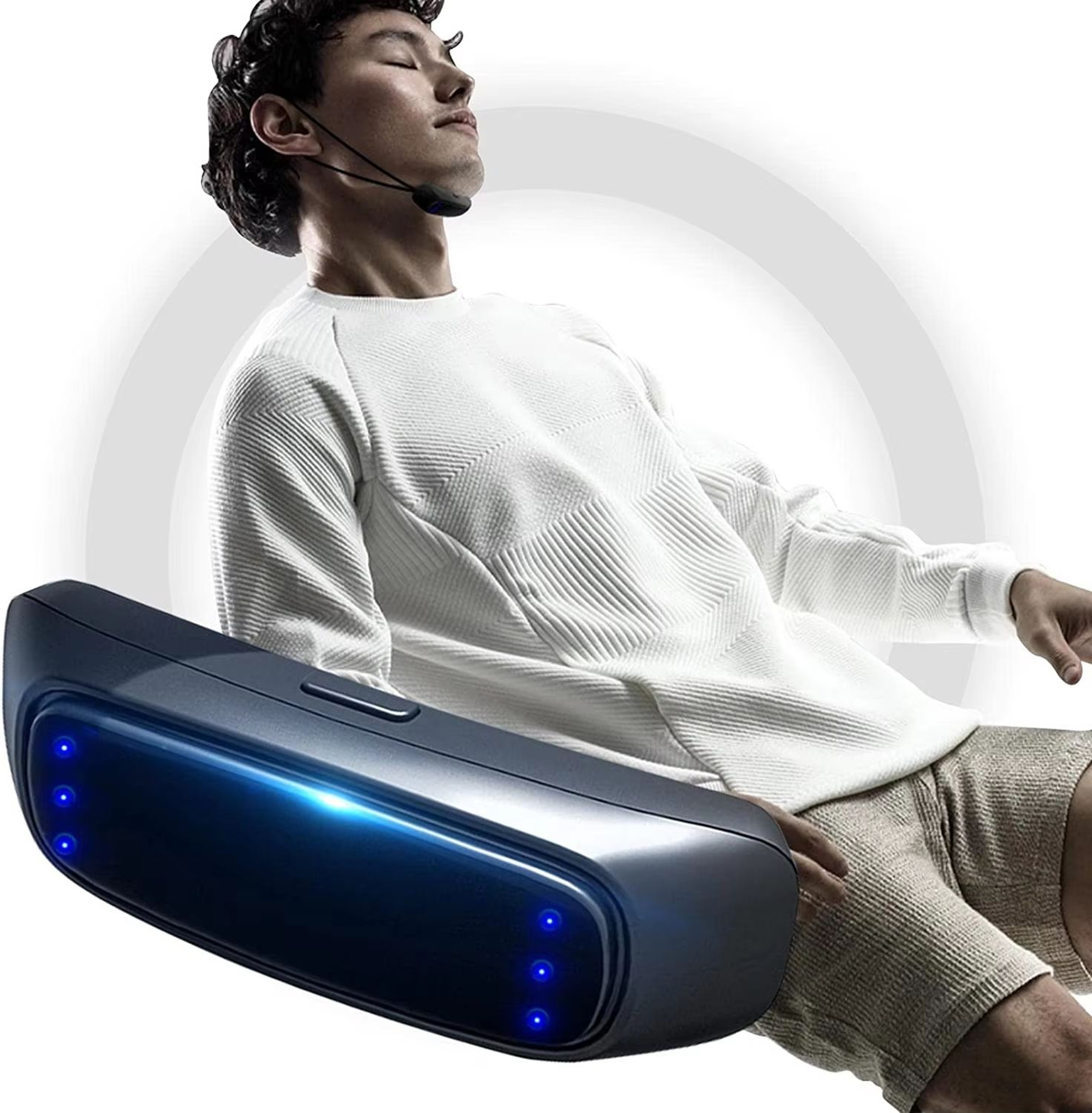 Smart SnoreGuard EMS Pulse AntiSnoring Device  Portable HangingEar Sleep Aid 0