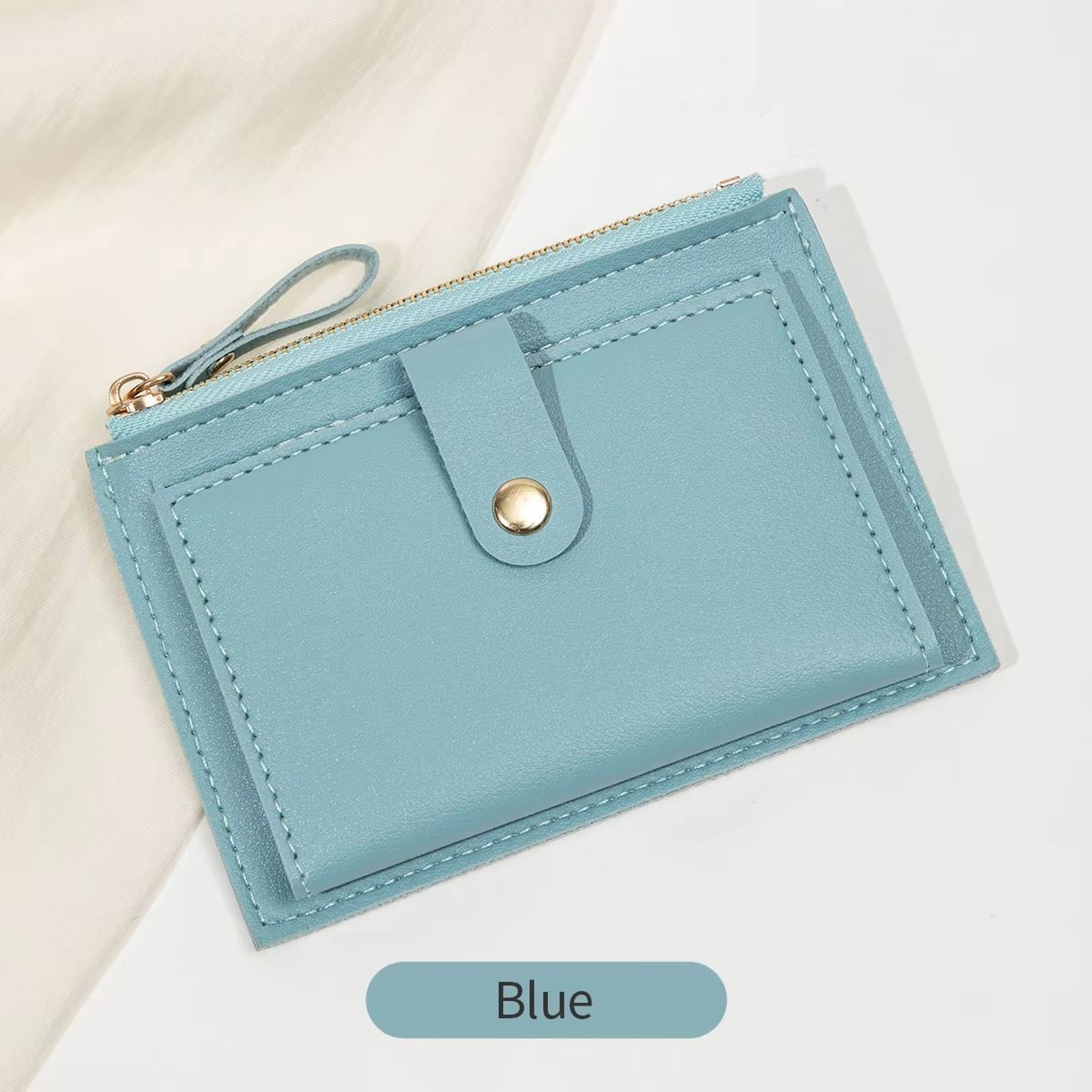 SlimChic UltraThin PU Leather Mini Card Wallet 8