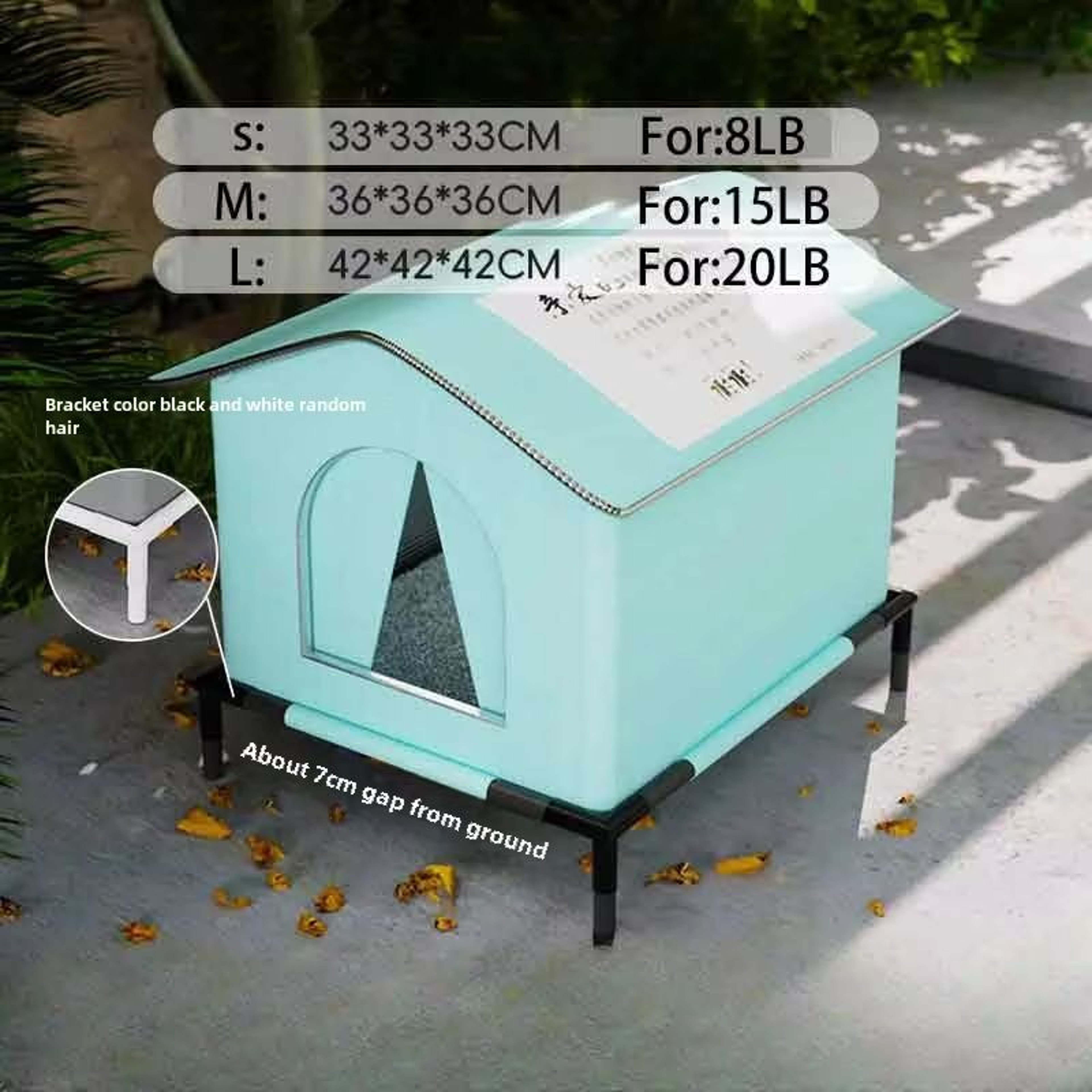CozyCave Waterproof Outdoor Pet House  Foldable Winter Warm Bed For Small Dogs  Cats 9