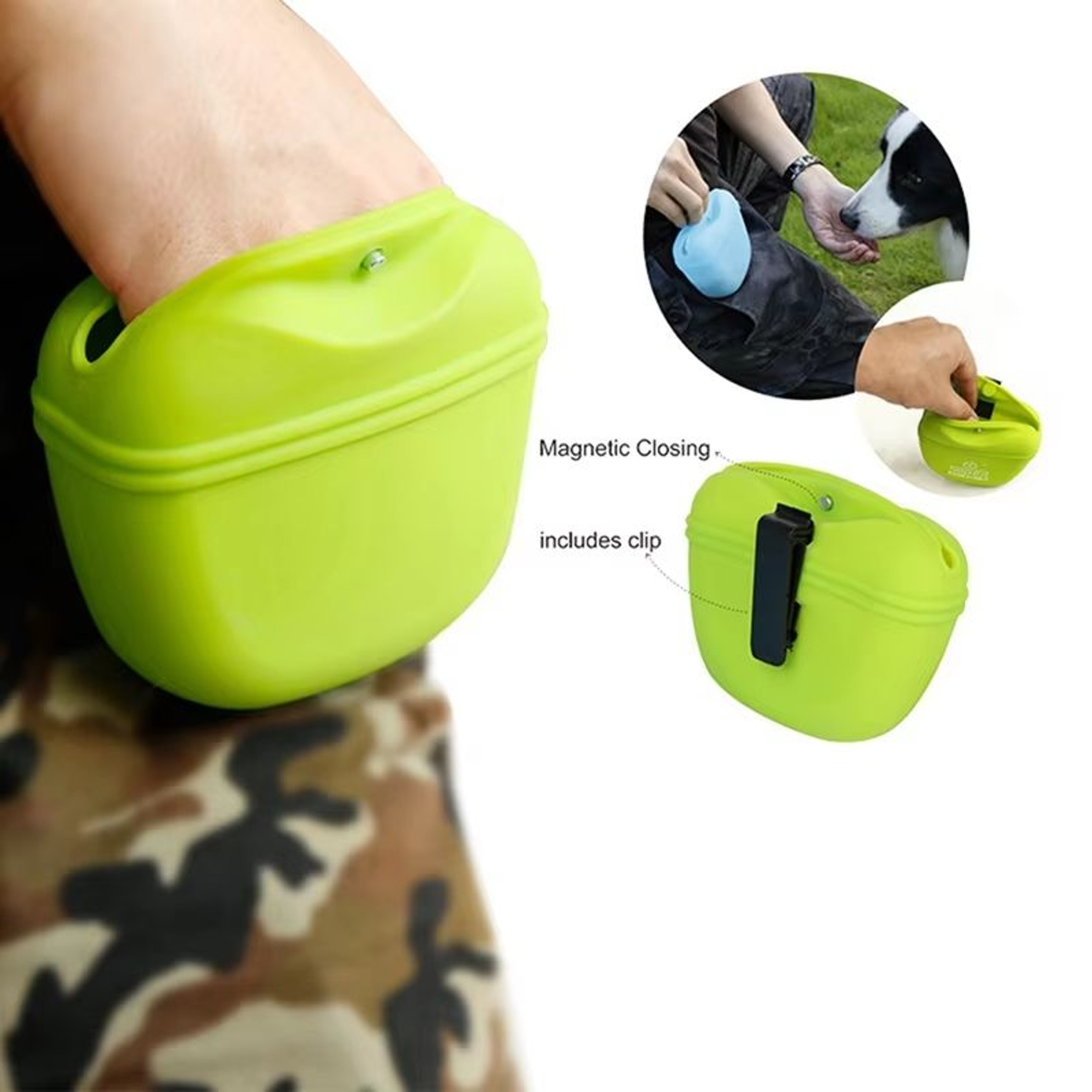 TrainingBuddy Premium Waist Treat Bag  Durable Snack  Reward Pouch For Dog Training 0
