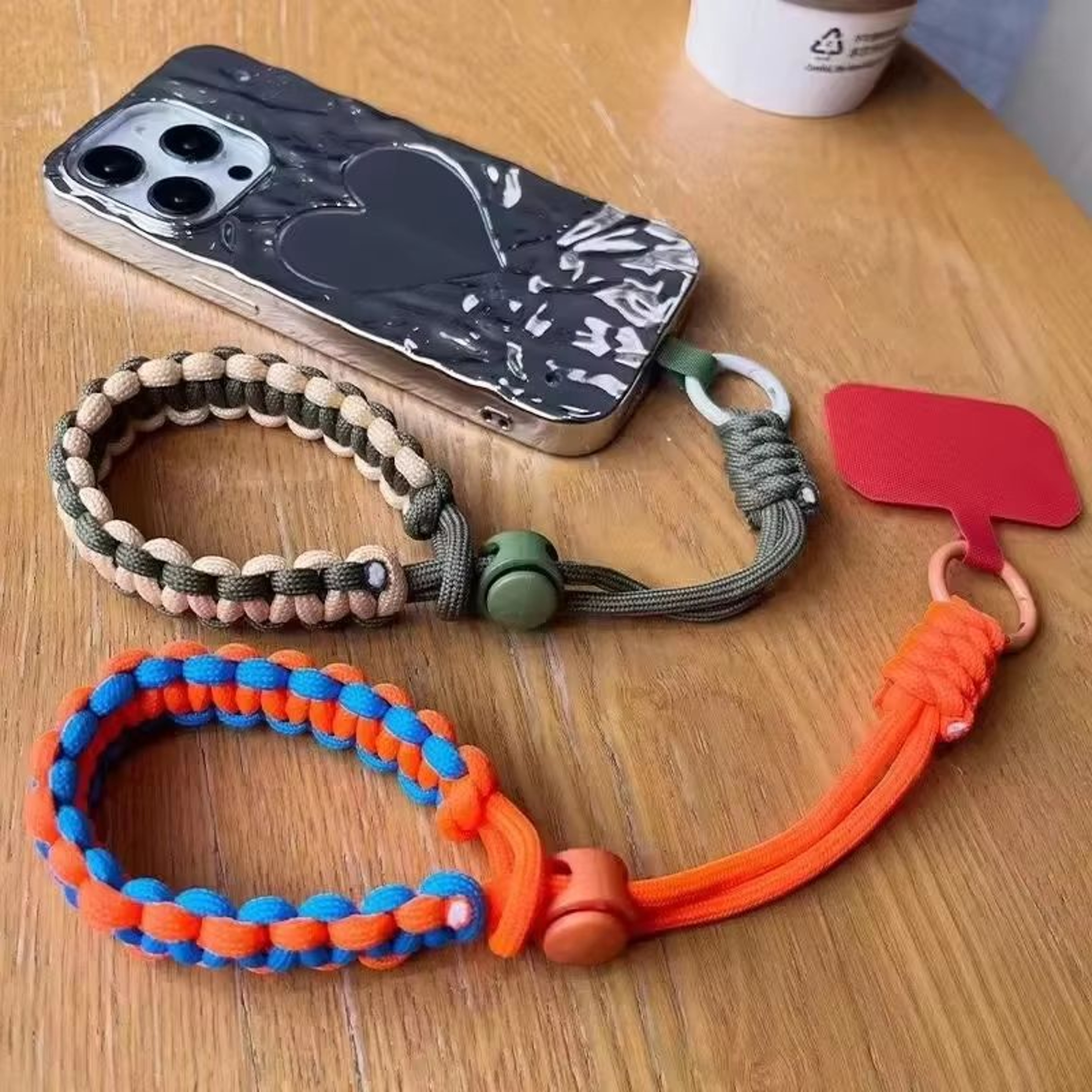Handwoven Universal Phone Lanyard  Adjustable Mobile Wrist Strap For AntiDrop Safety 1