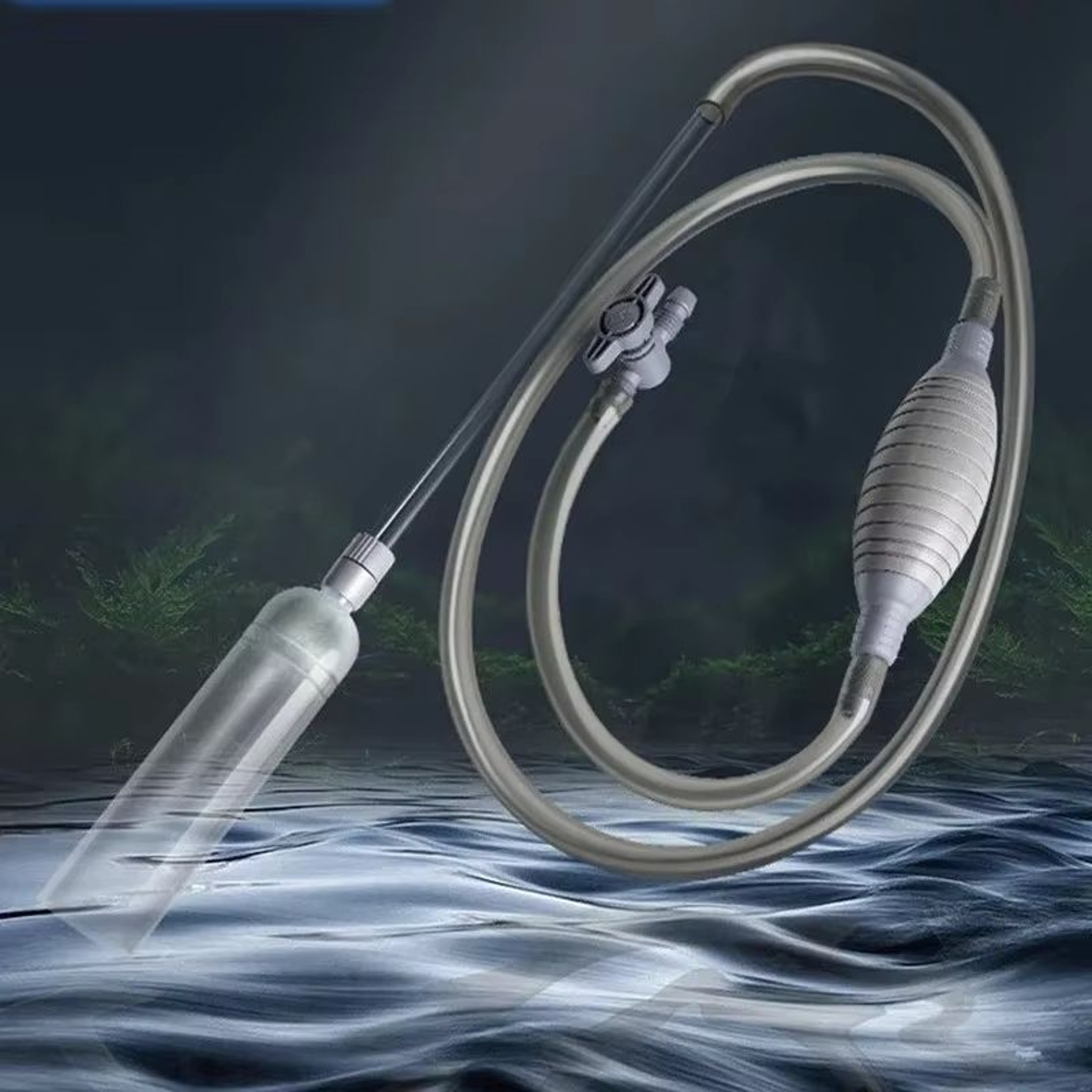 15 M Manual Aquarium Water Changer  Siphon Vacuum Cleaner For Fish Tank Maintenance 0