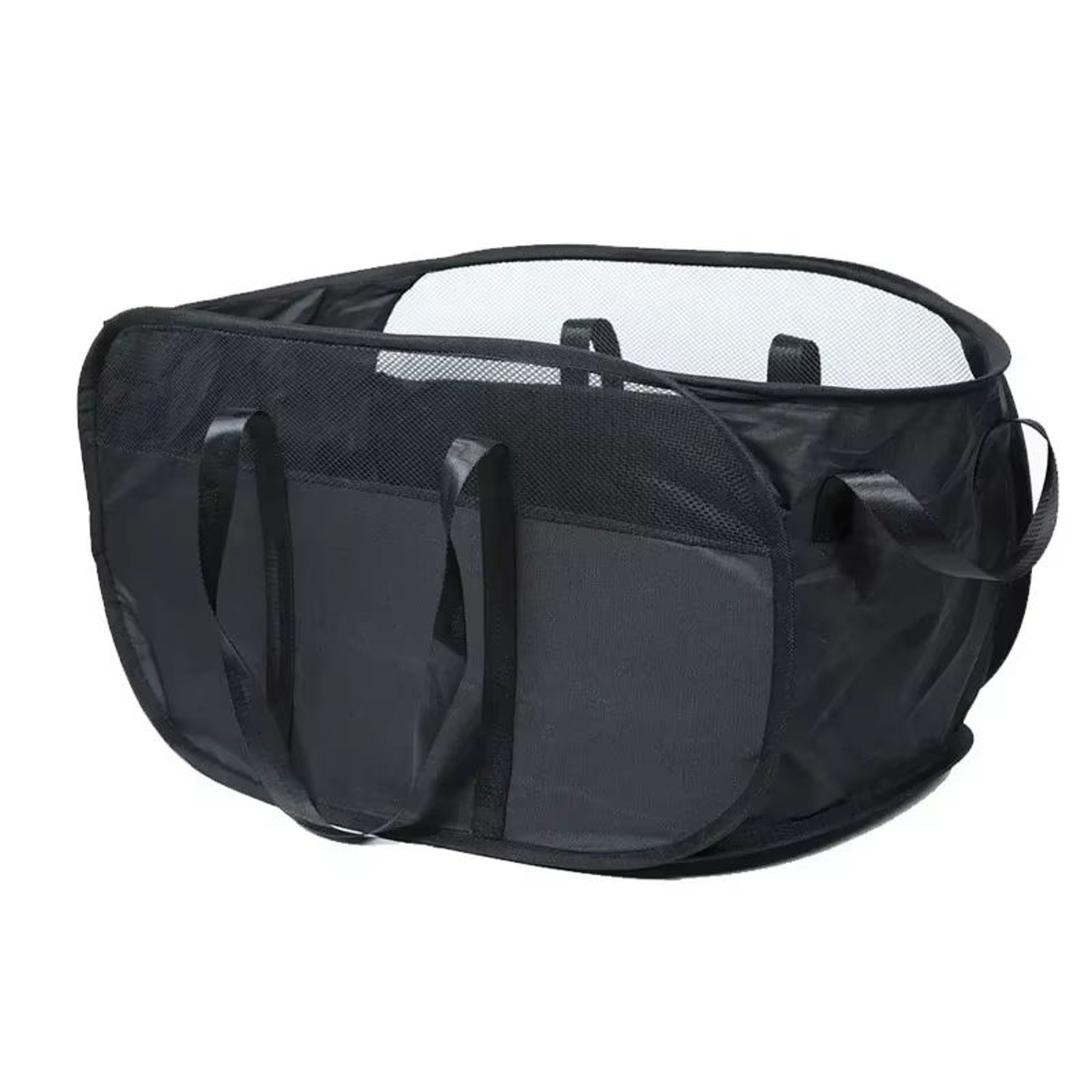 Creative Mesh Laundry Popup Hamper  Foldable Lightweight Laundry Basket With Durable Handles For La 7