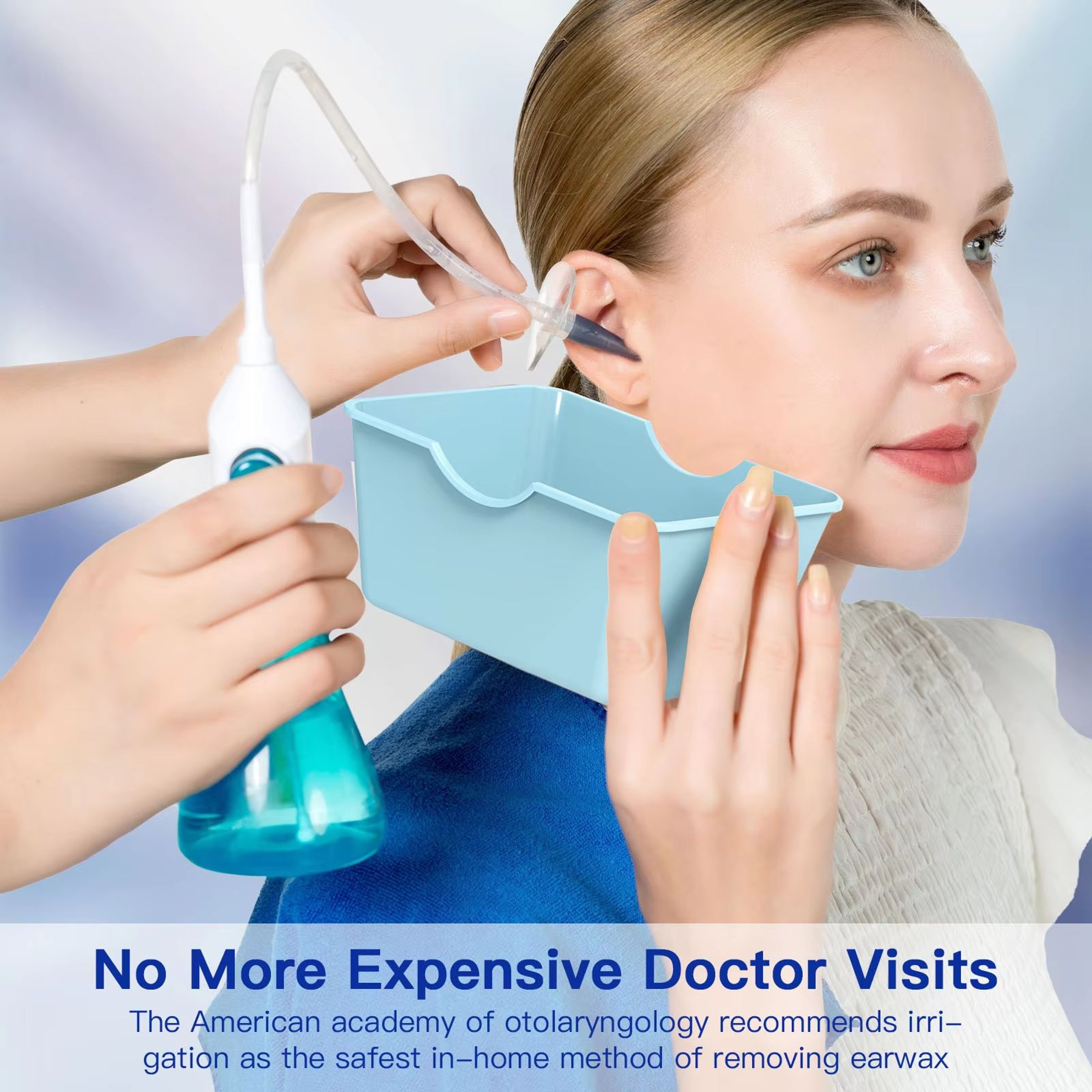 Manual Ear Irrigation Flushing System  Ear Wax Removal Kit Safe  Effective Ear Water Cleaning 0