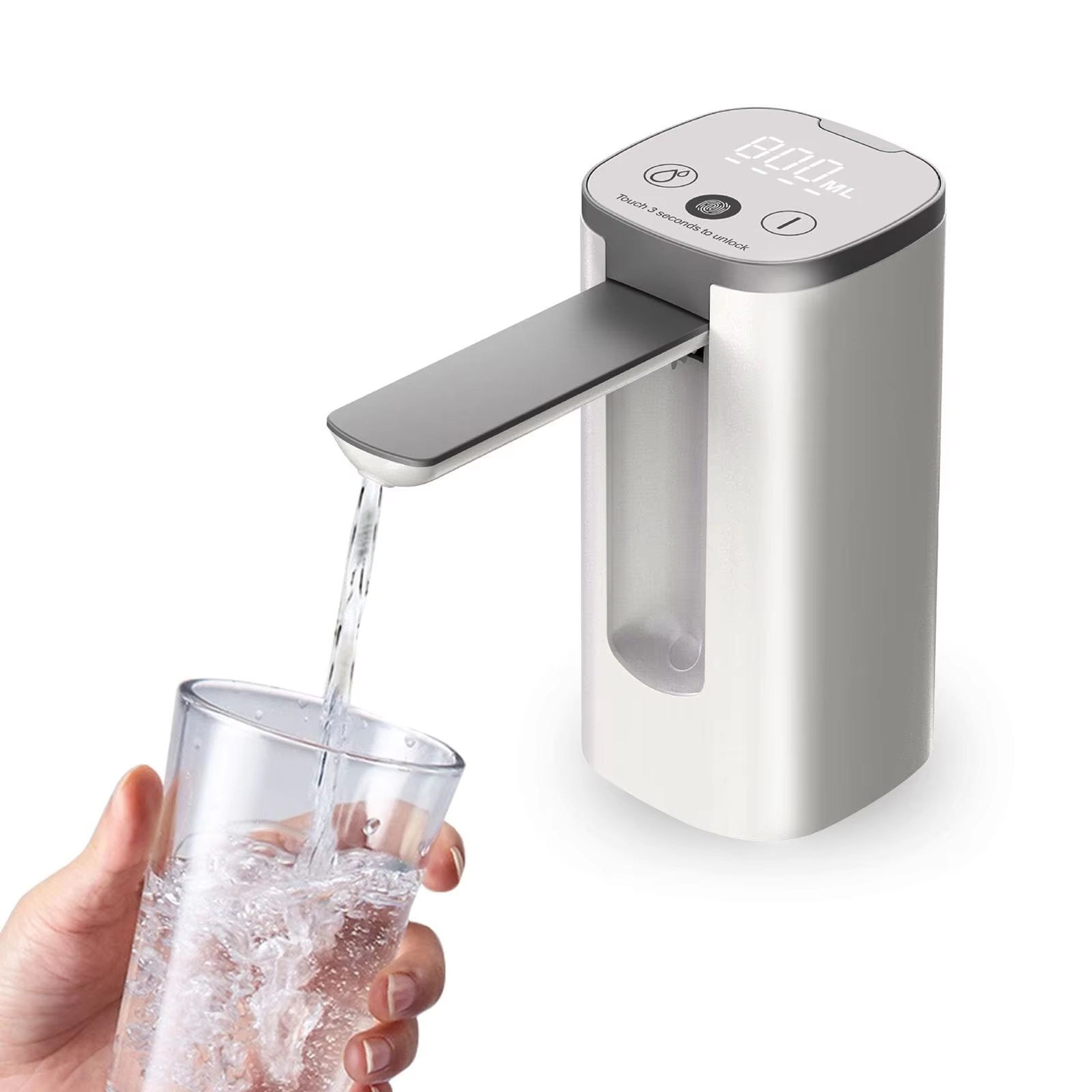 HydraFlow Universal Electric Water Bottle Dispenser  Foldable Automatic Pump 0