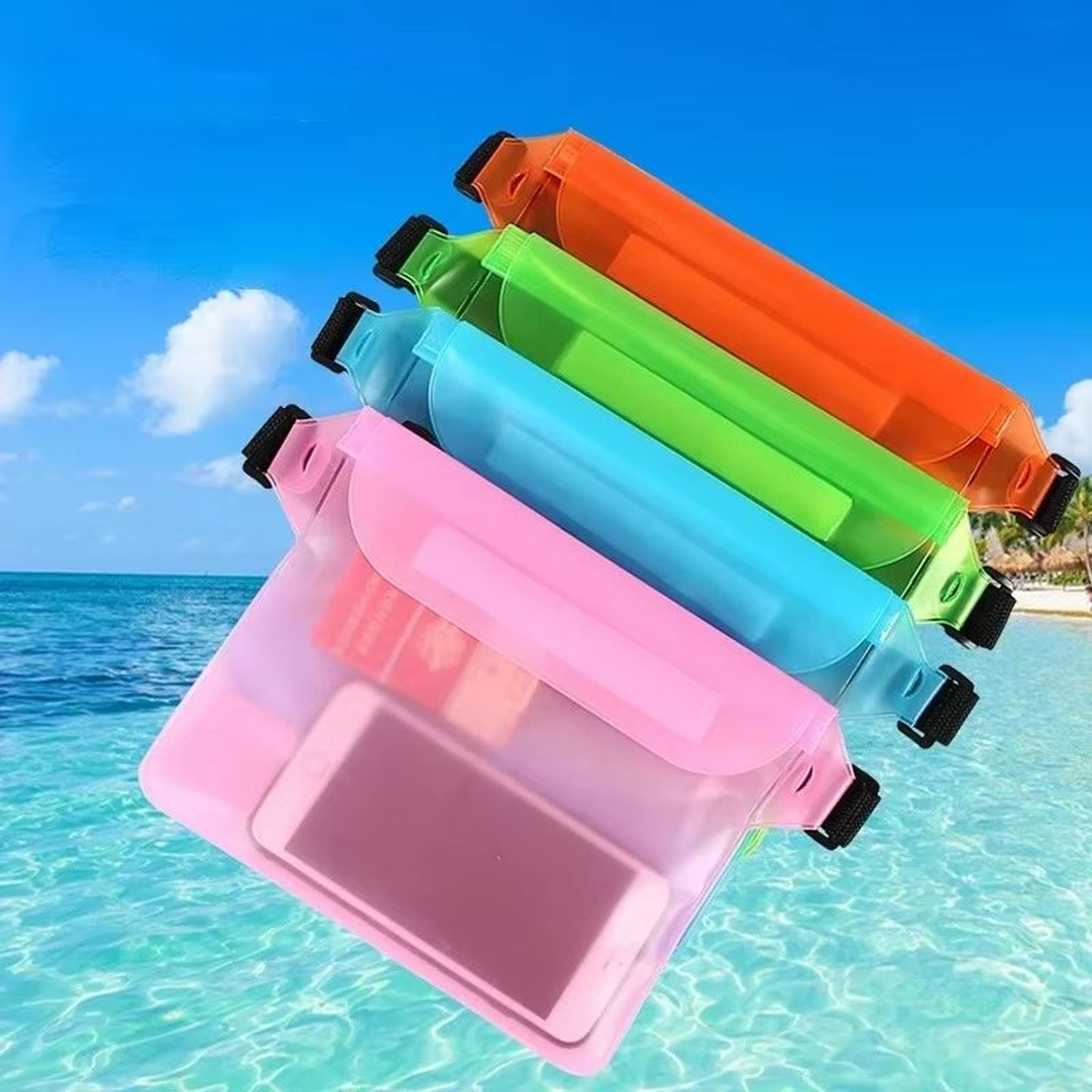 Ultra Seal 3 Layer Waterproof Phone Pouch Large Transparent Dry Bag For Swimming And Underwater Use 0