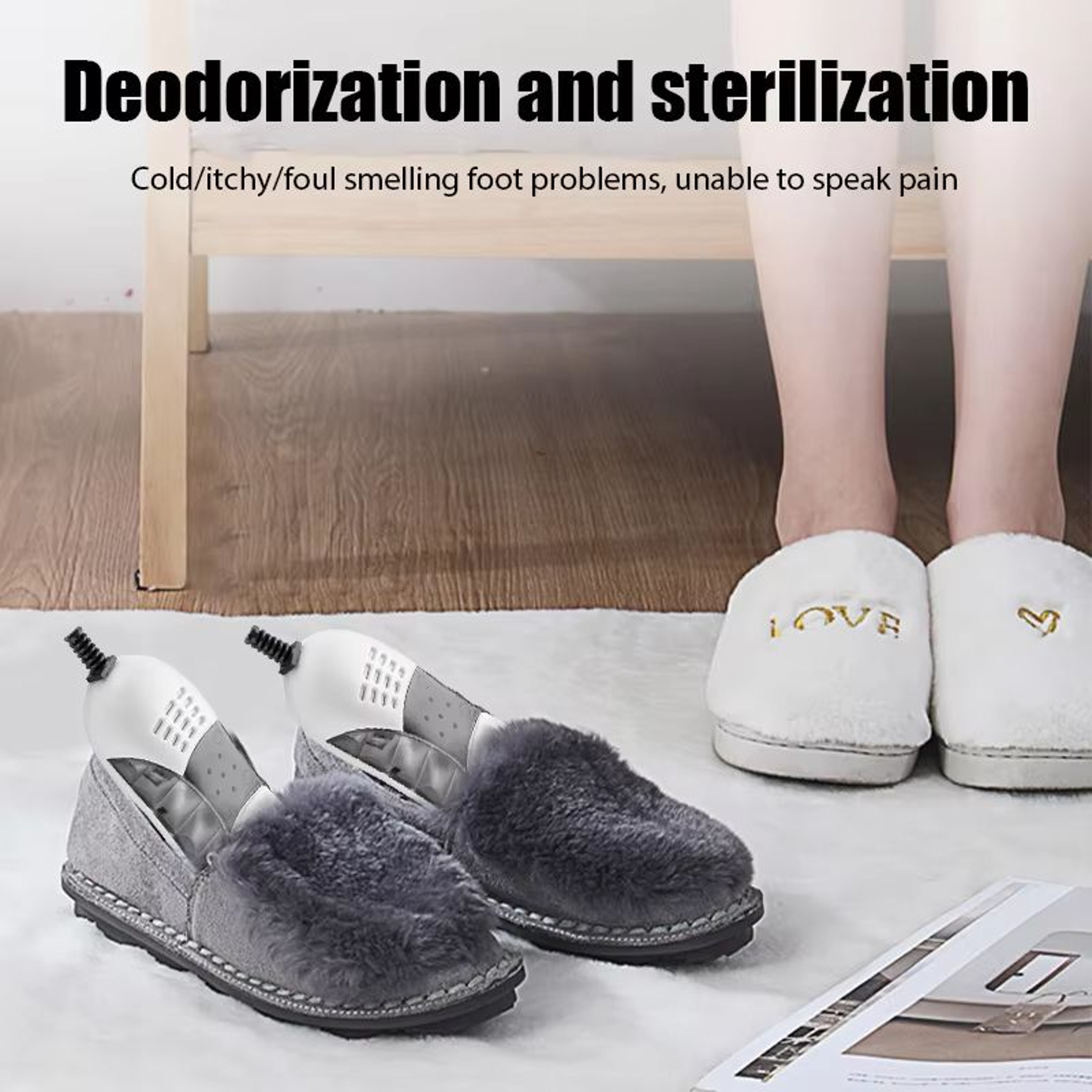 UltraFast UV Electric Shoe  Boot Dryer With Deodorizer Heater 3