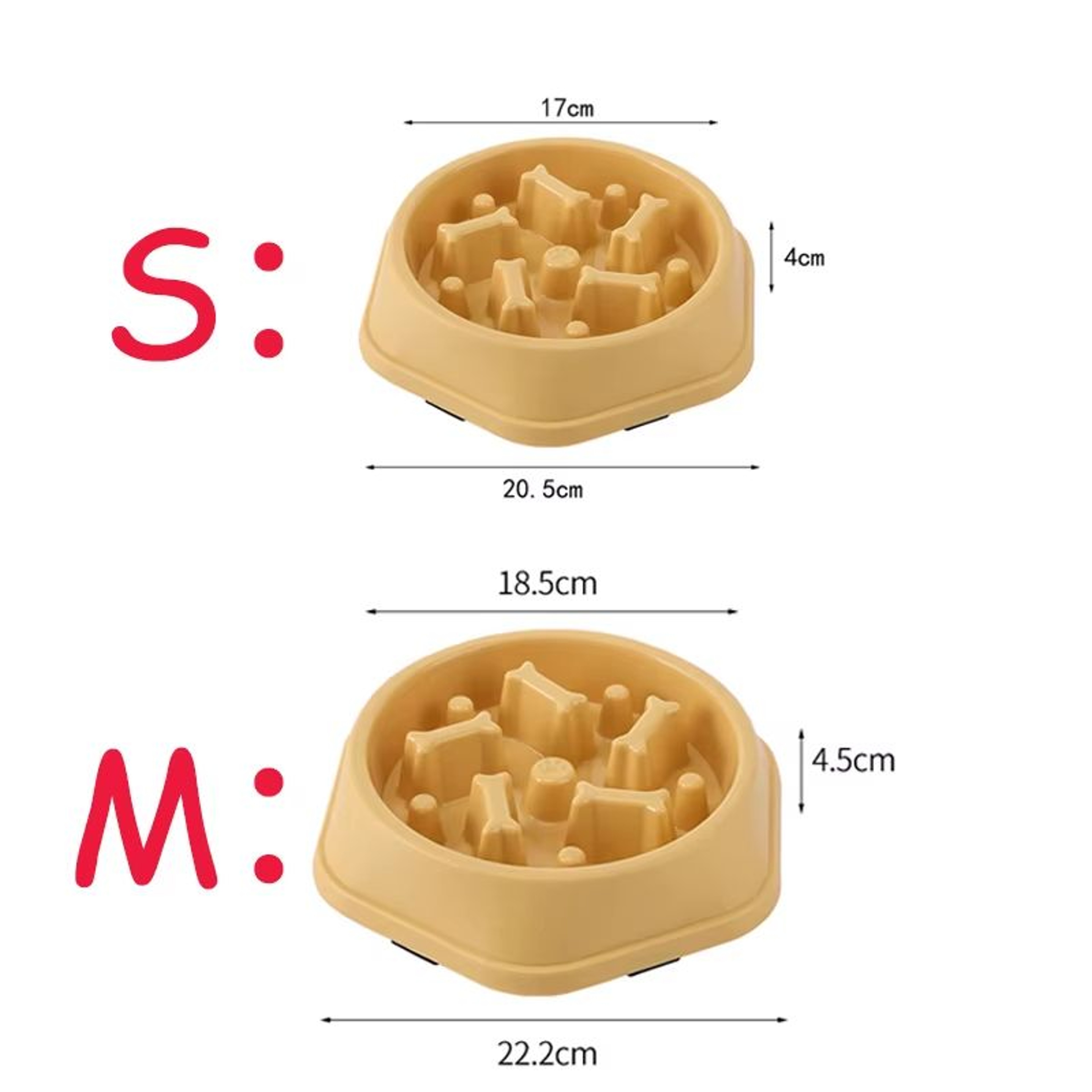 Puzzle Slow Feeder Dog  Cat Bowl  NonSlip SlowEat Pet Feeding Dish For Small Medium  Large Breeds 5