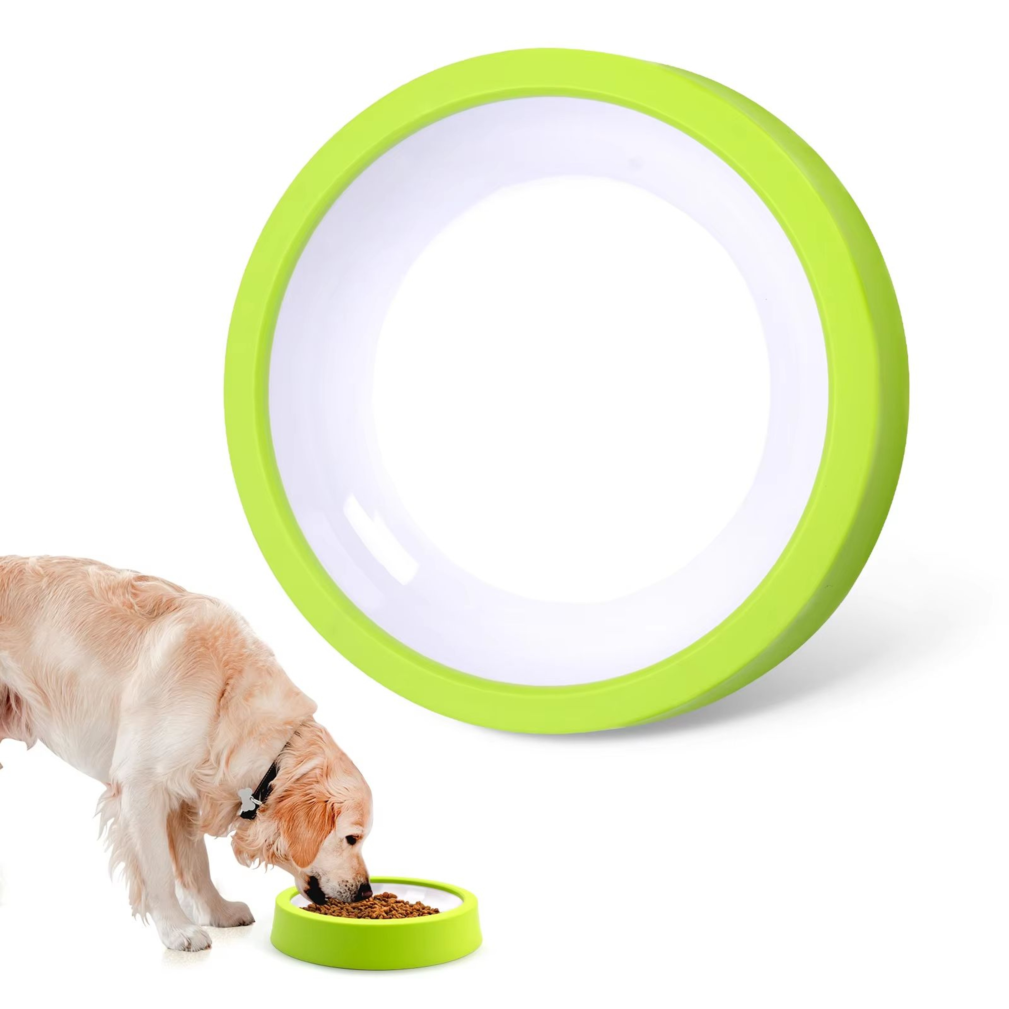 Eco Dog Slow Feeder Bowl  NonSlip Puzzle  AntiGulp Dish For Large Medium  Small Dogs 7