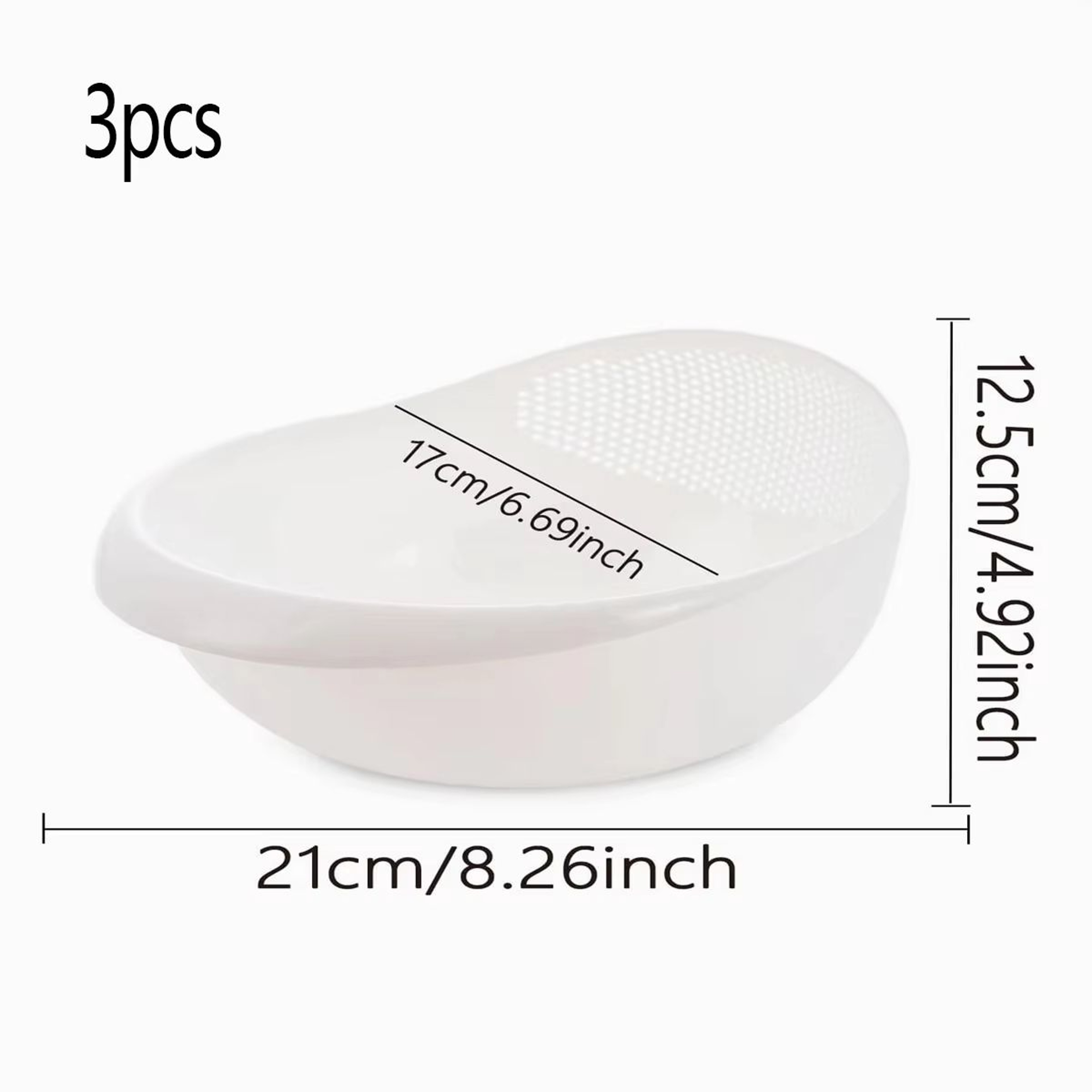MultiPiece Colander Rice  Fruit Bowl Set  HandleIncluded Drain Basket Kitchen Organizer 6