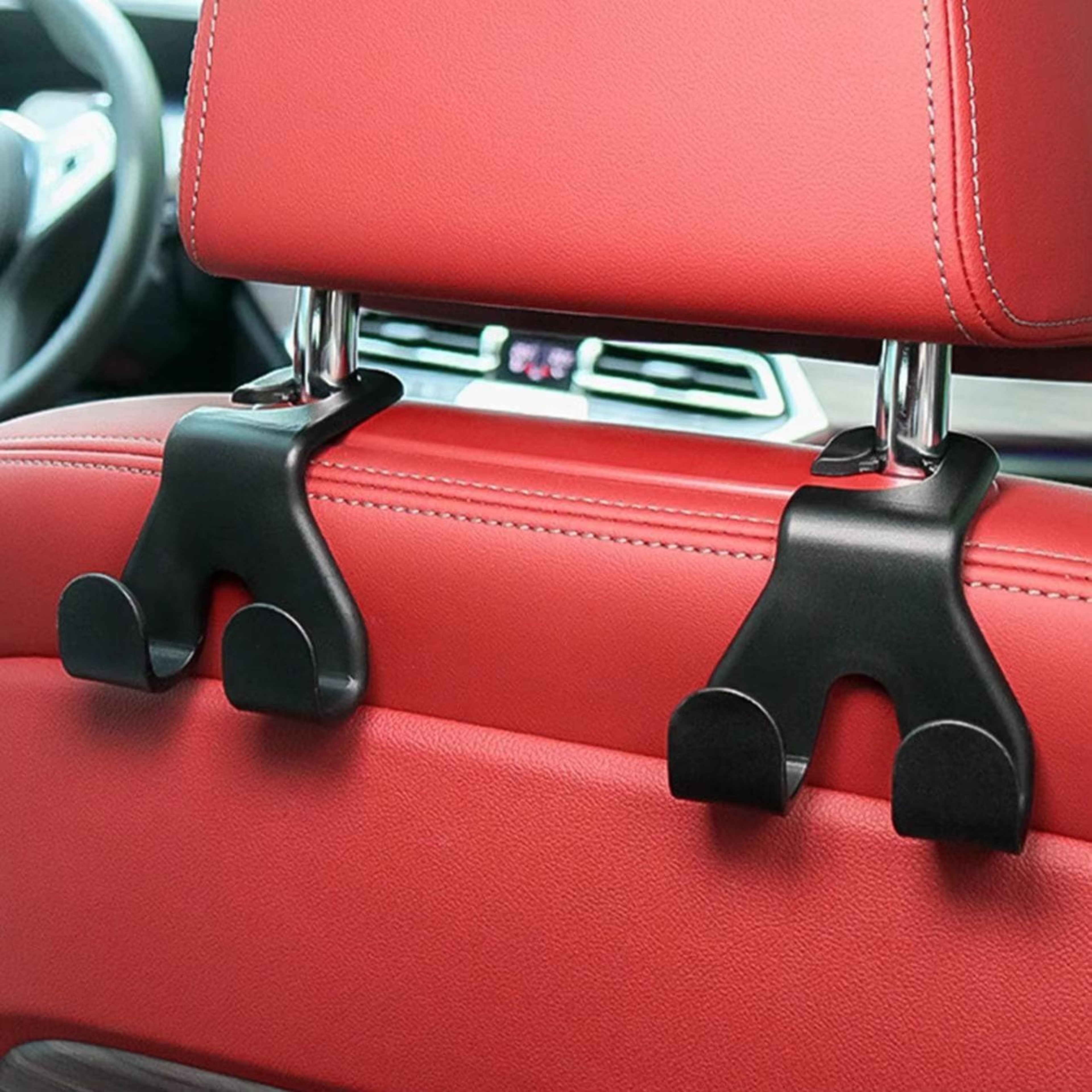 Concealed Multifunctional Headrest Hook  Phone Holder  Universal Car Seat Back Mount 0