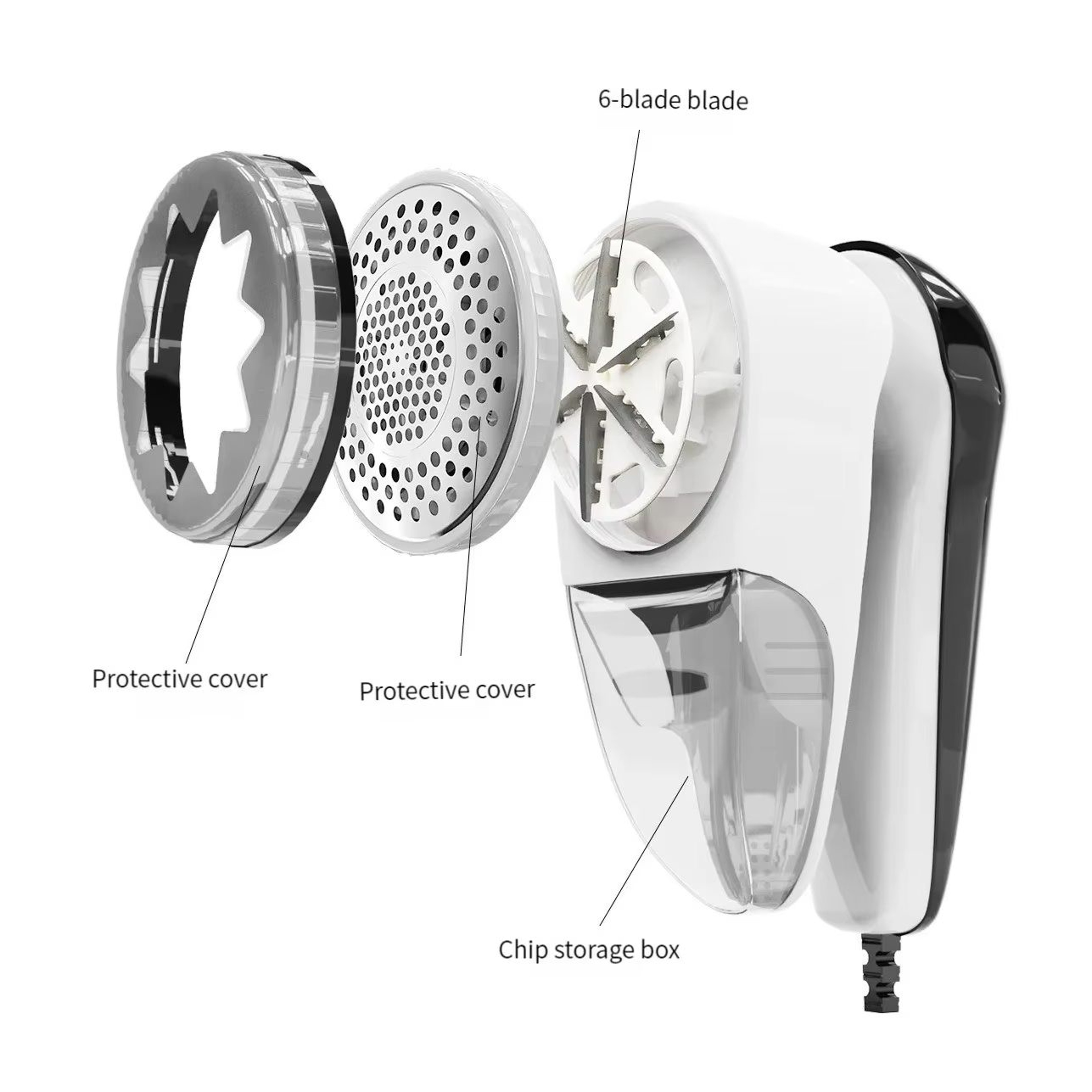 Rechargeable Fabric Lint Remover Clothes Shaver 3