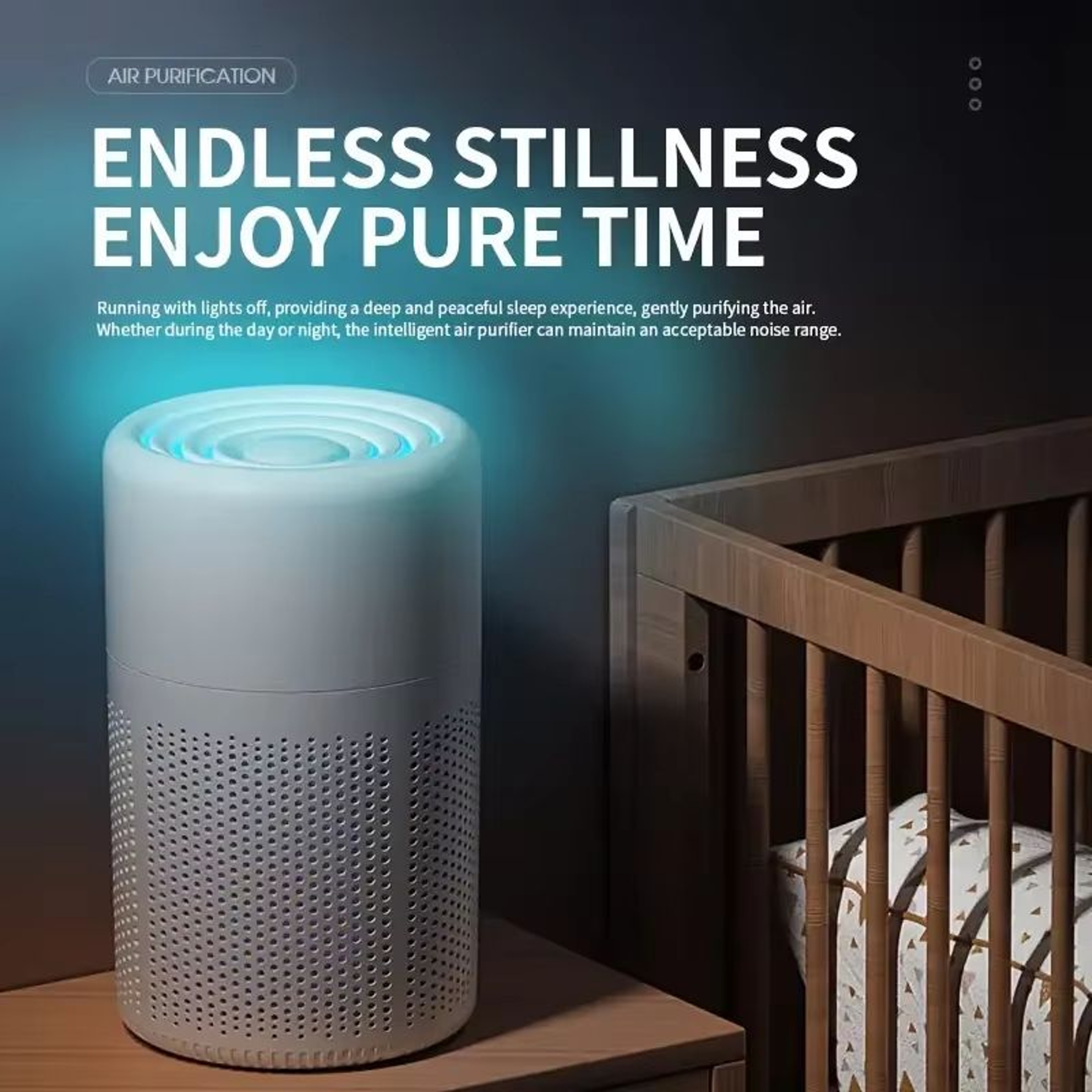 HEPA Air Purifier For Home With Scented Sponge 1