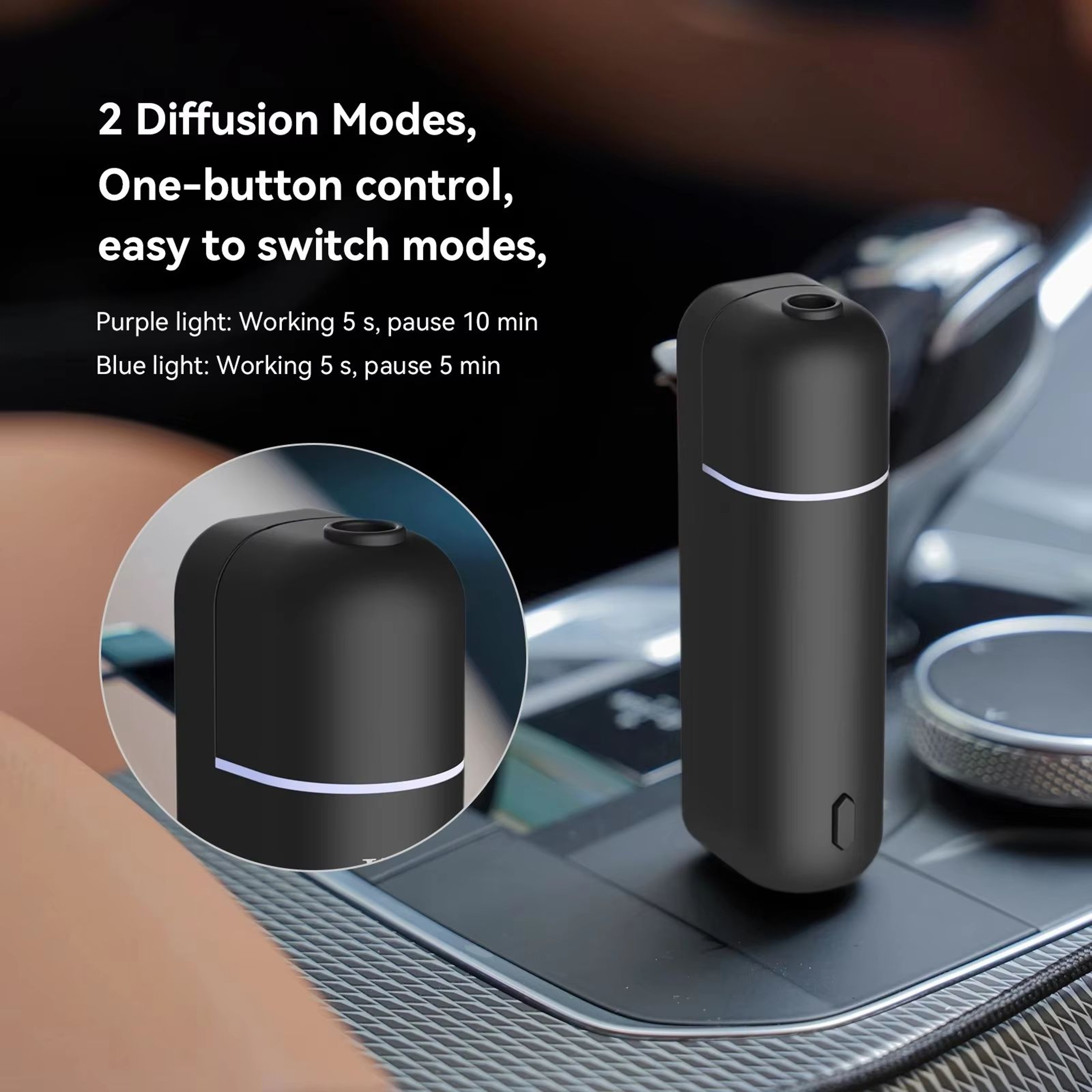 Car Air Freshener Electric Essential Oil Aroma Diffuser 2