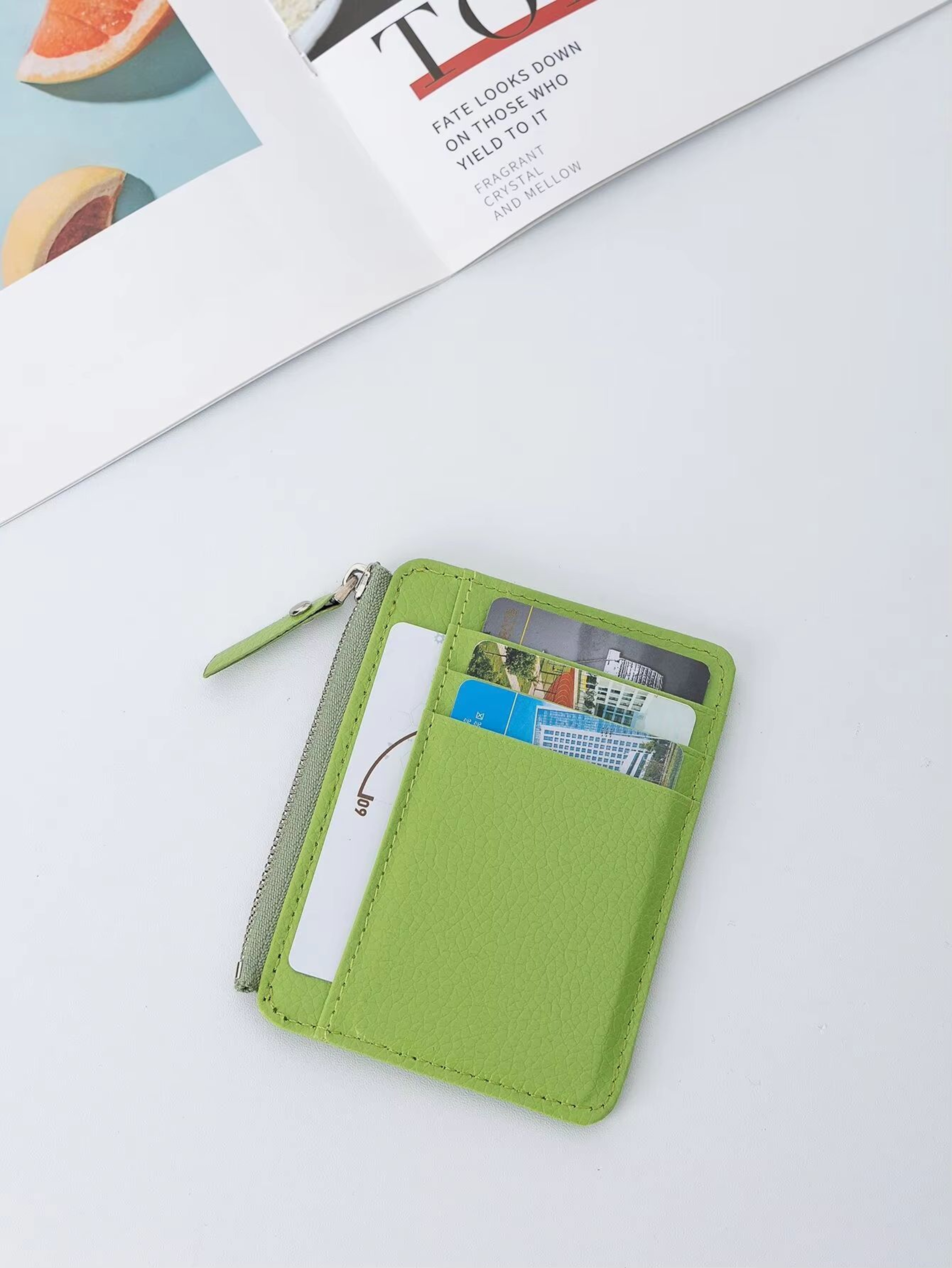 Mini Credit Card Wallet For Men  Slim Front Pocket Mini Credit Card Wallet With ID Card Holder And  5