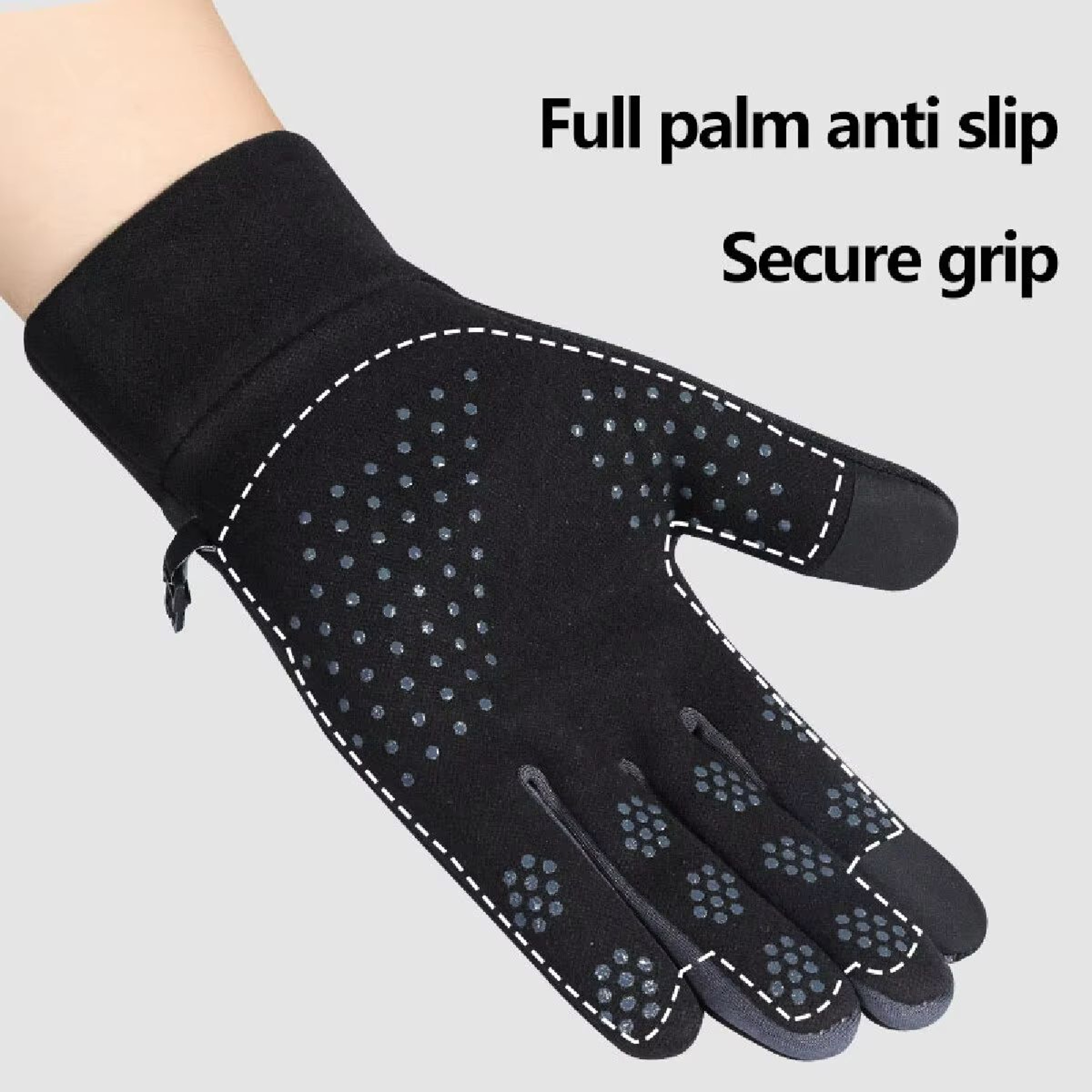 CozyShield Womens Winter Cycling Gloves With Thermal Fleece  Waterproof Protection 3