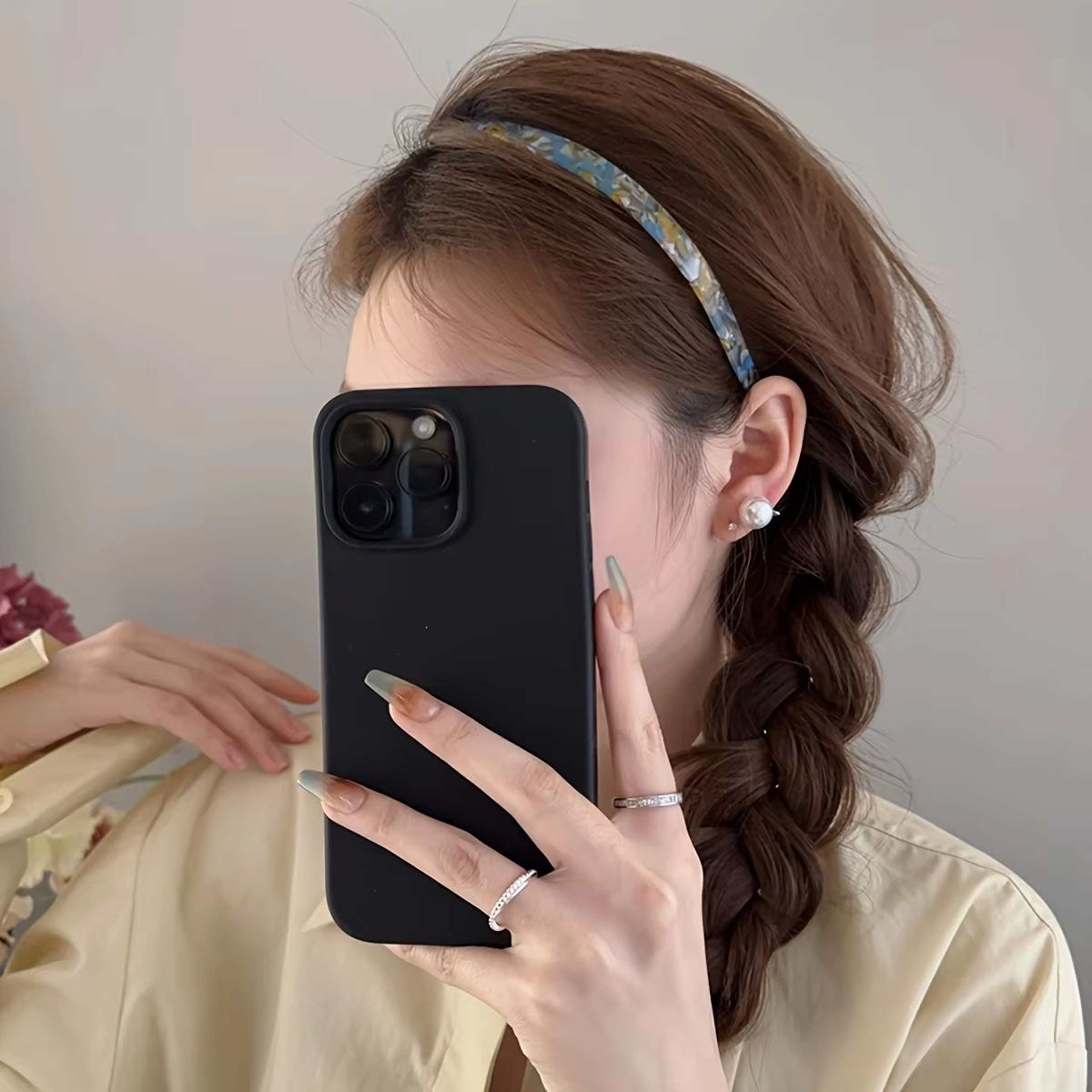 Elegance Ease Non Clamping Headband Acetate Hairband For Women And Girls 2