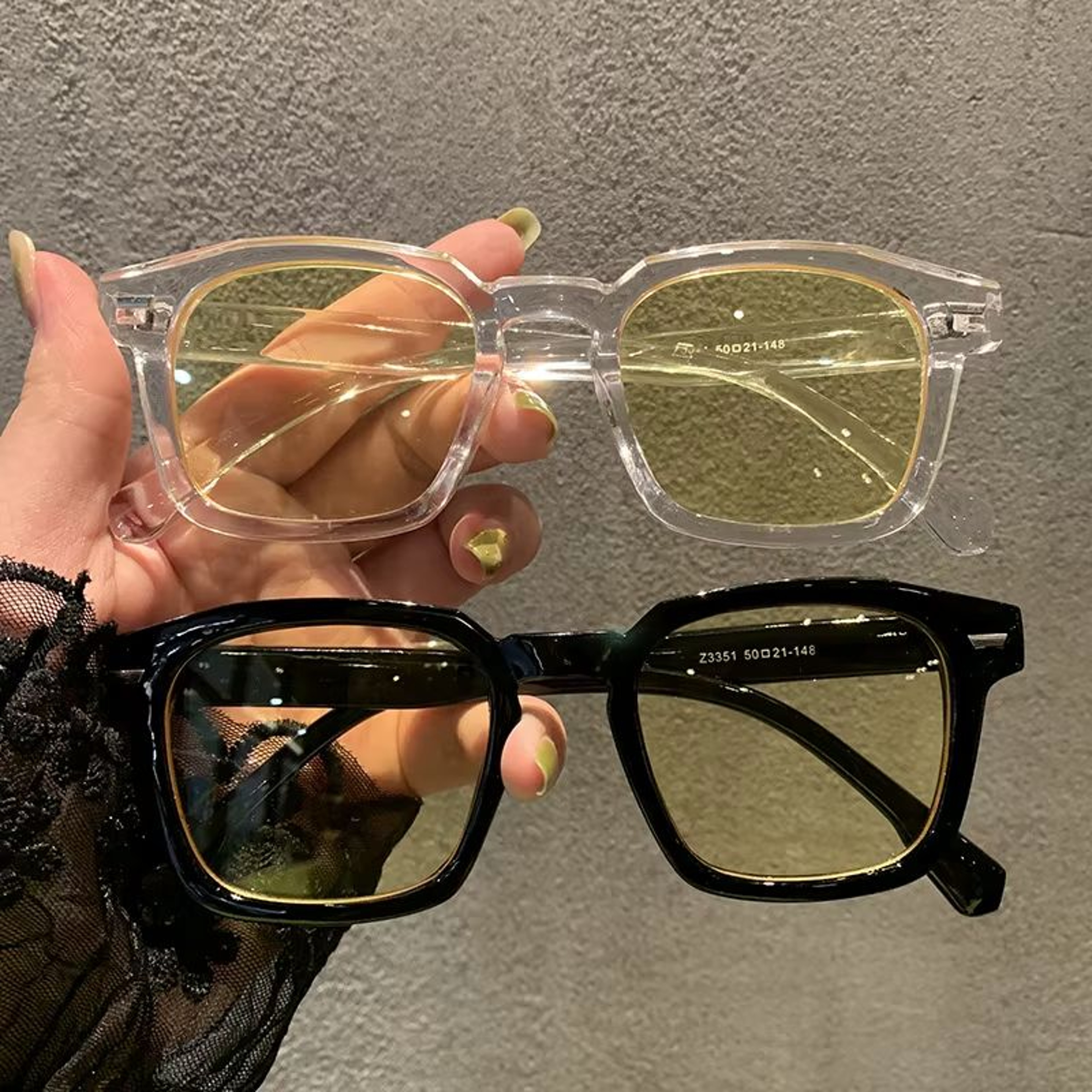 RMM Polygon Square Frame Sunglasses  HipHop Style Retro Square Shades For Men  Women 4
