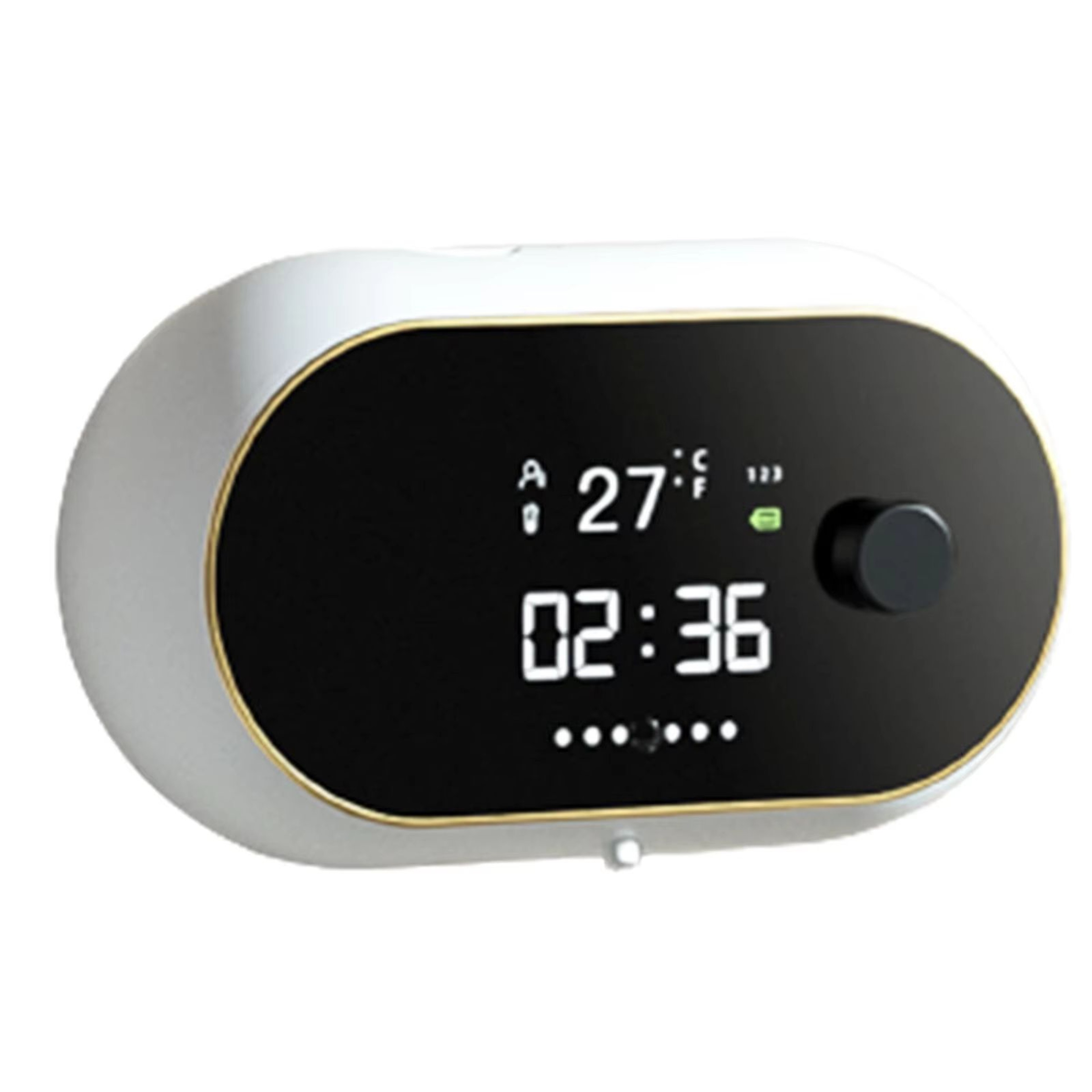 SmartDisplay USBRechargeable Infrared Touchless Soap  Sanitiser Dispenser  LED Temperature Display  4