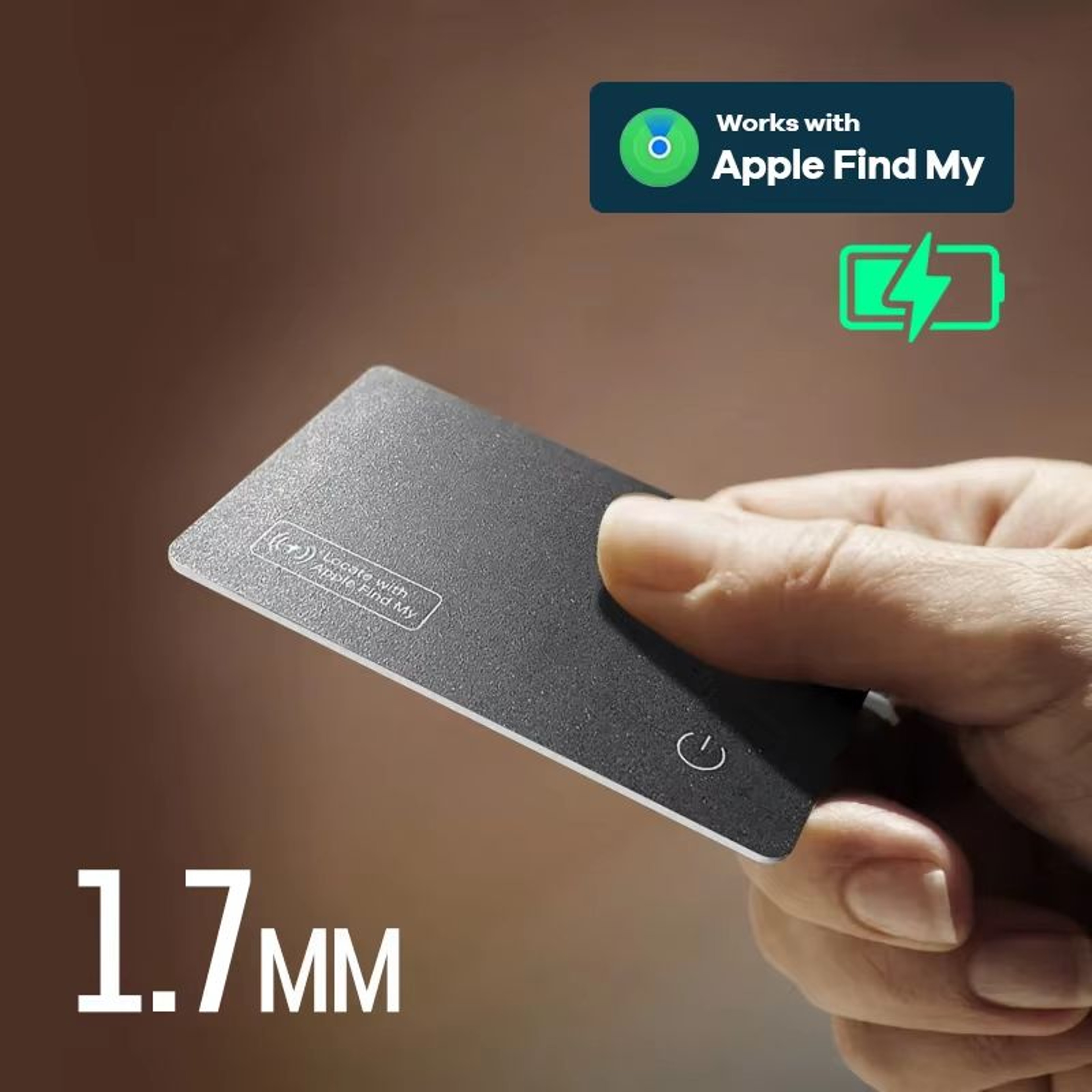 SlimTrack WirelessCharge Smart Wallet Tag  UltraThin Item Locator For IPhone 0