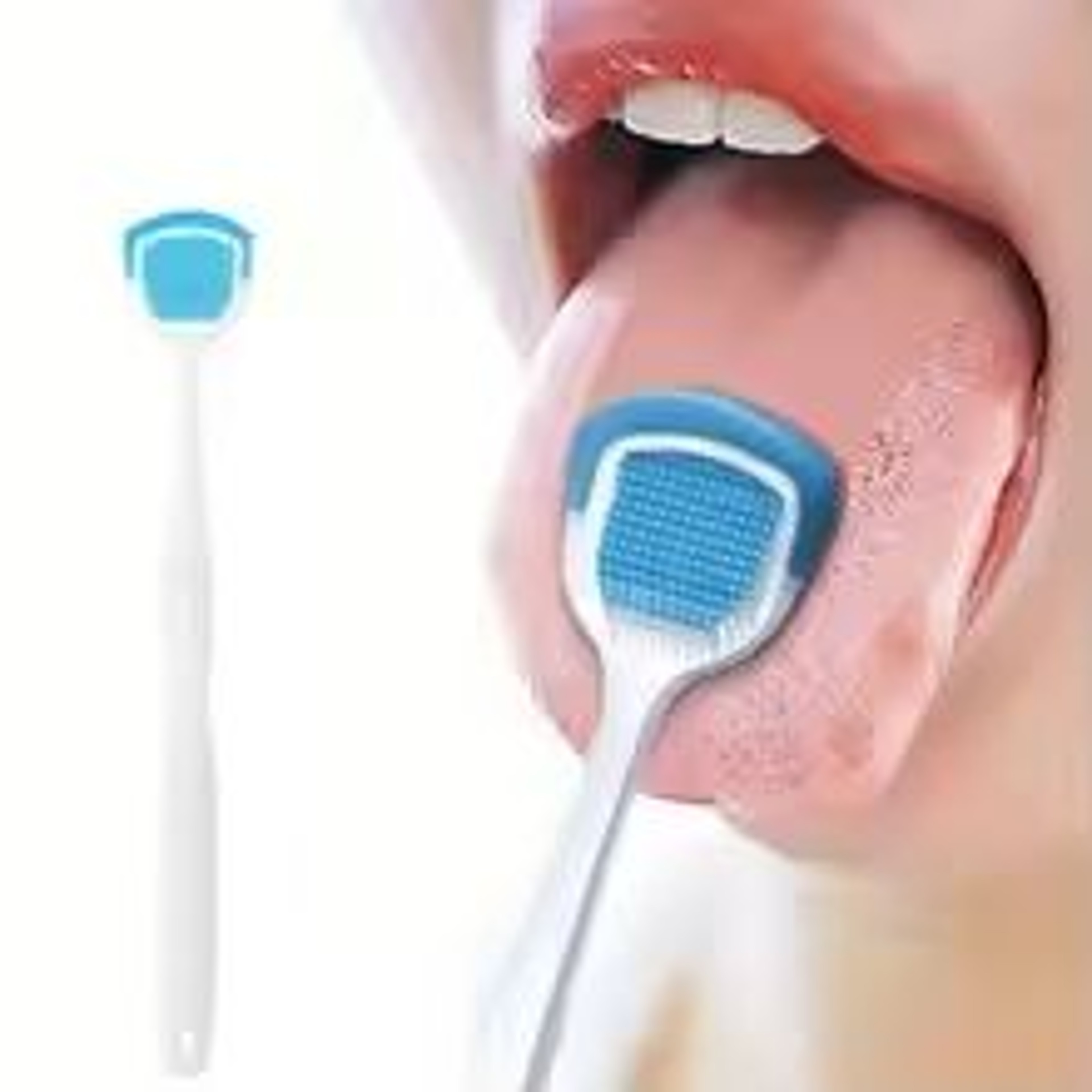 FreshClean Reusable Silicone Tongue Scraper Set  14Piece Kit For Adults  Kids 0
