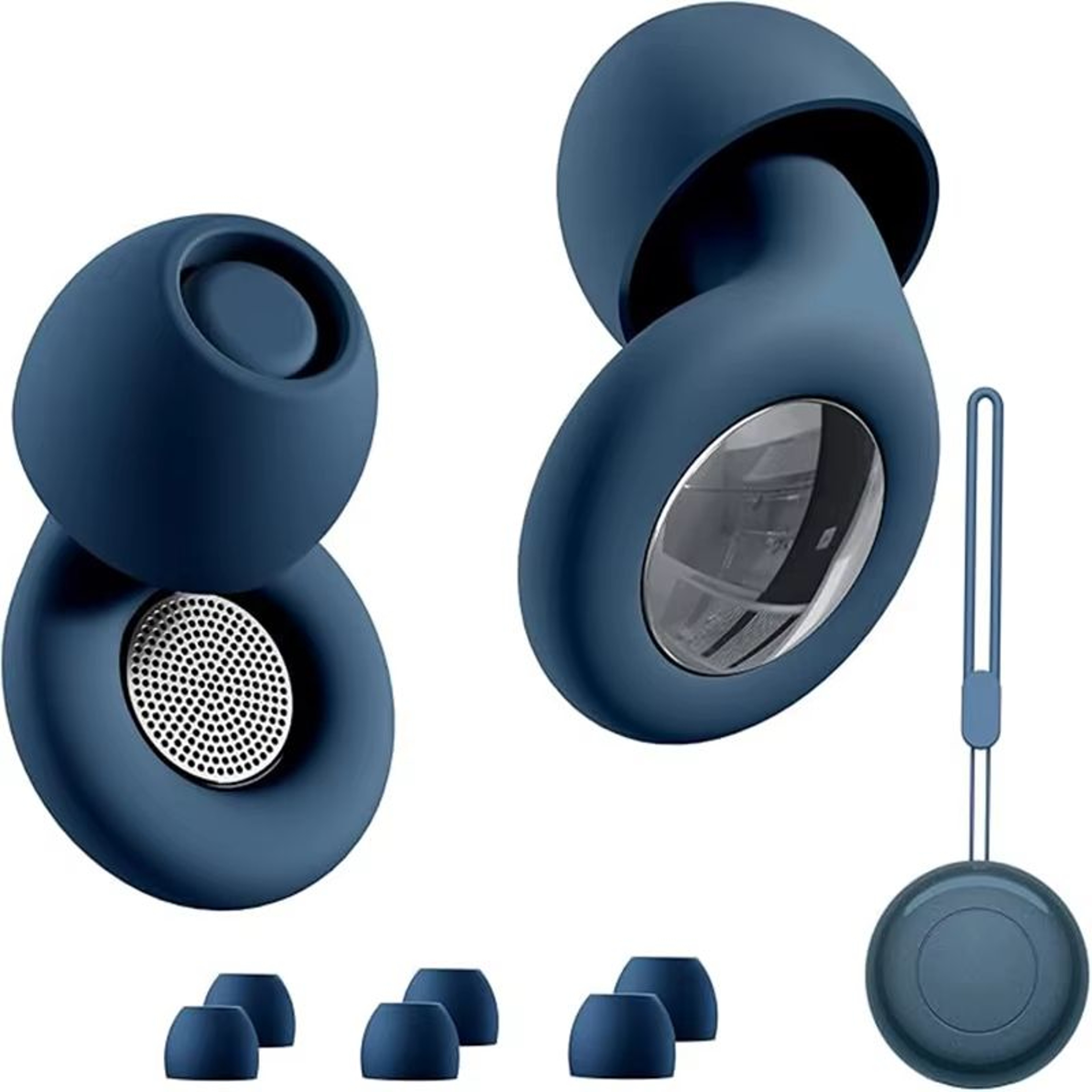 AquaQuiet Reusable Silicone Ear Plugs  Waterproof NoiseReduction Set For Adults  Kids 0