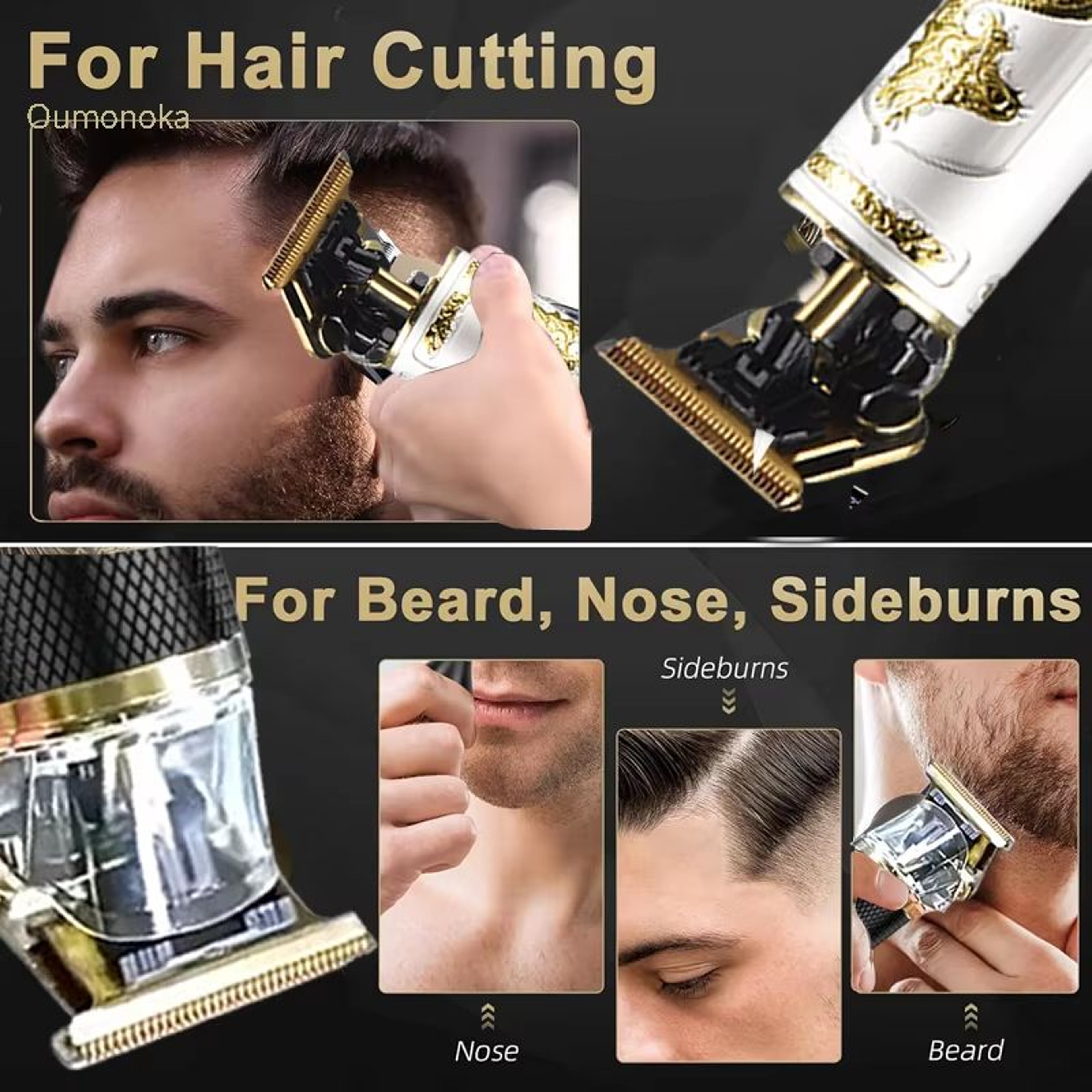 ProEdge Mens Electric Hair Trimmer And Beard Clipper Hair Cutting Machine 2