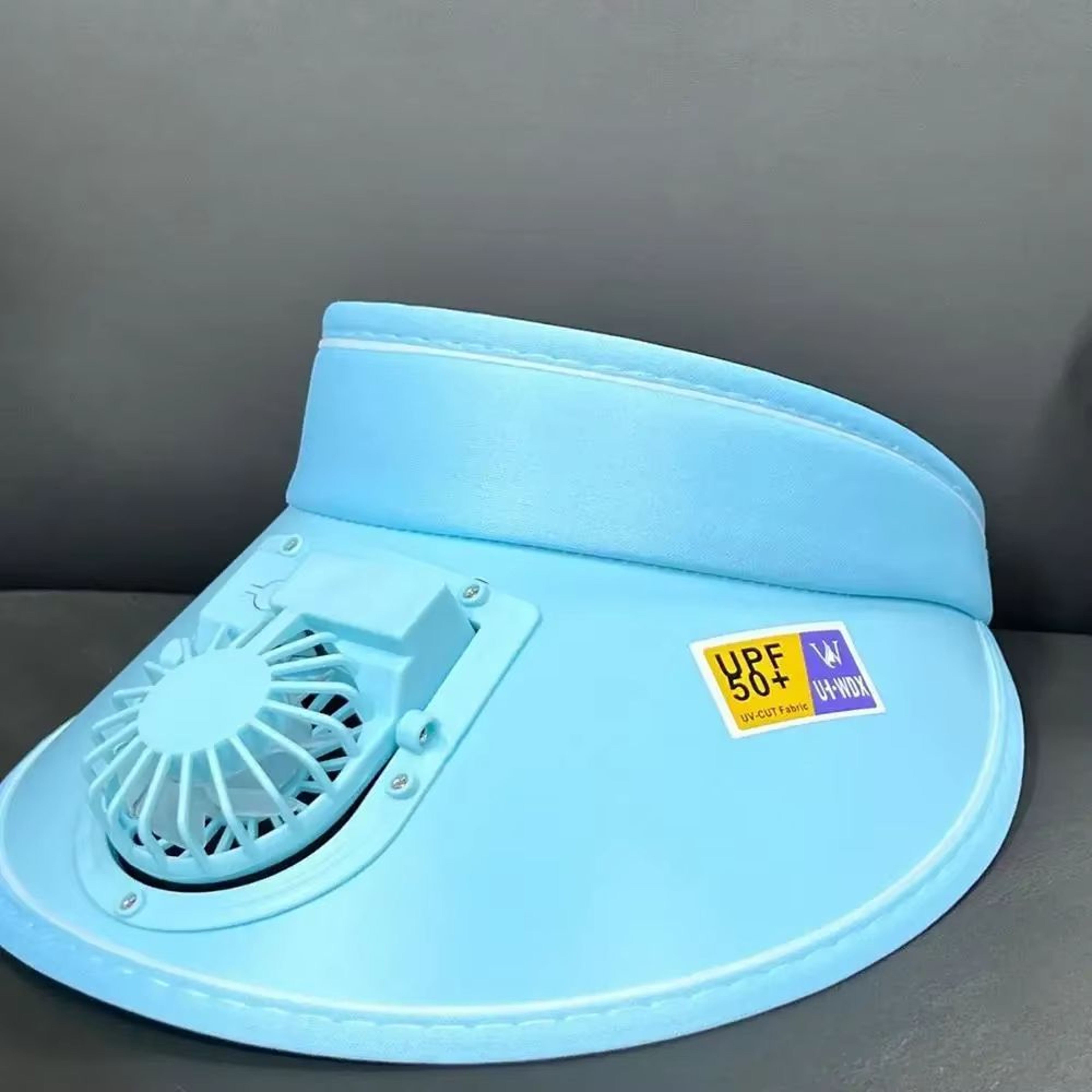 Summer Sun Protection Hat With USB Fan Large Brim Outdoor Sun Visor For Men And Women 2