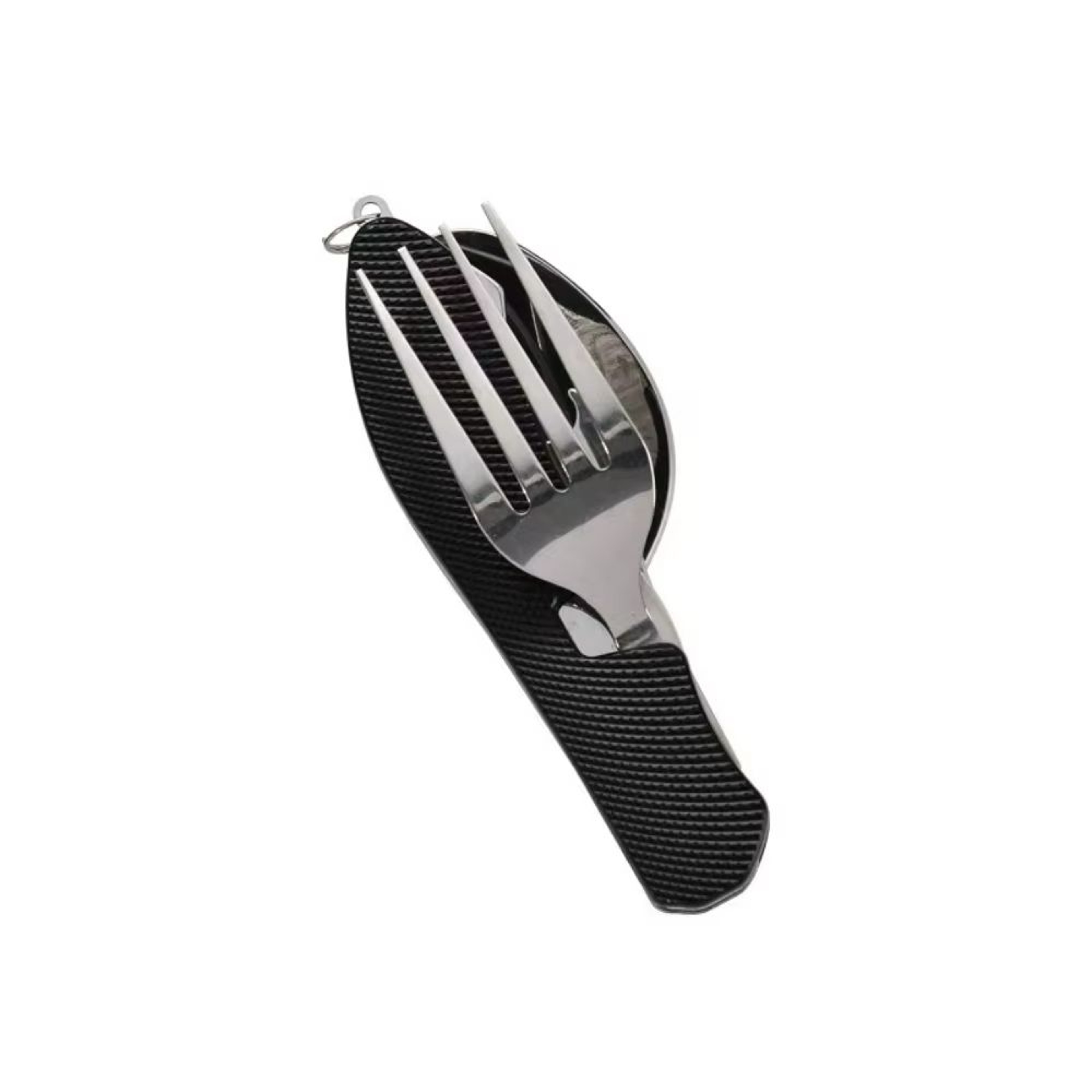 4 In 1 Folding Camping Cutlery Knife Fork Spoon Outdoor Travel Tableware Tool 10