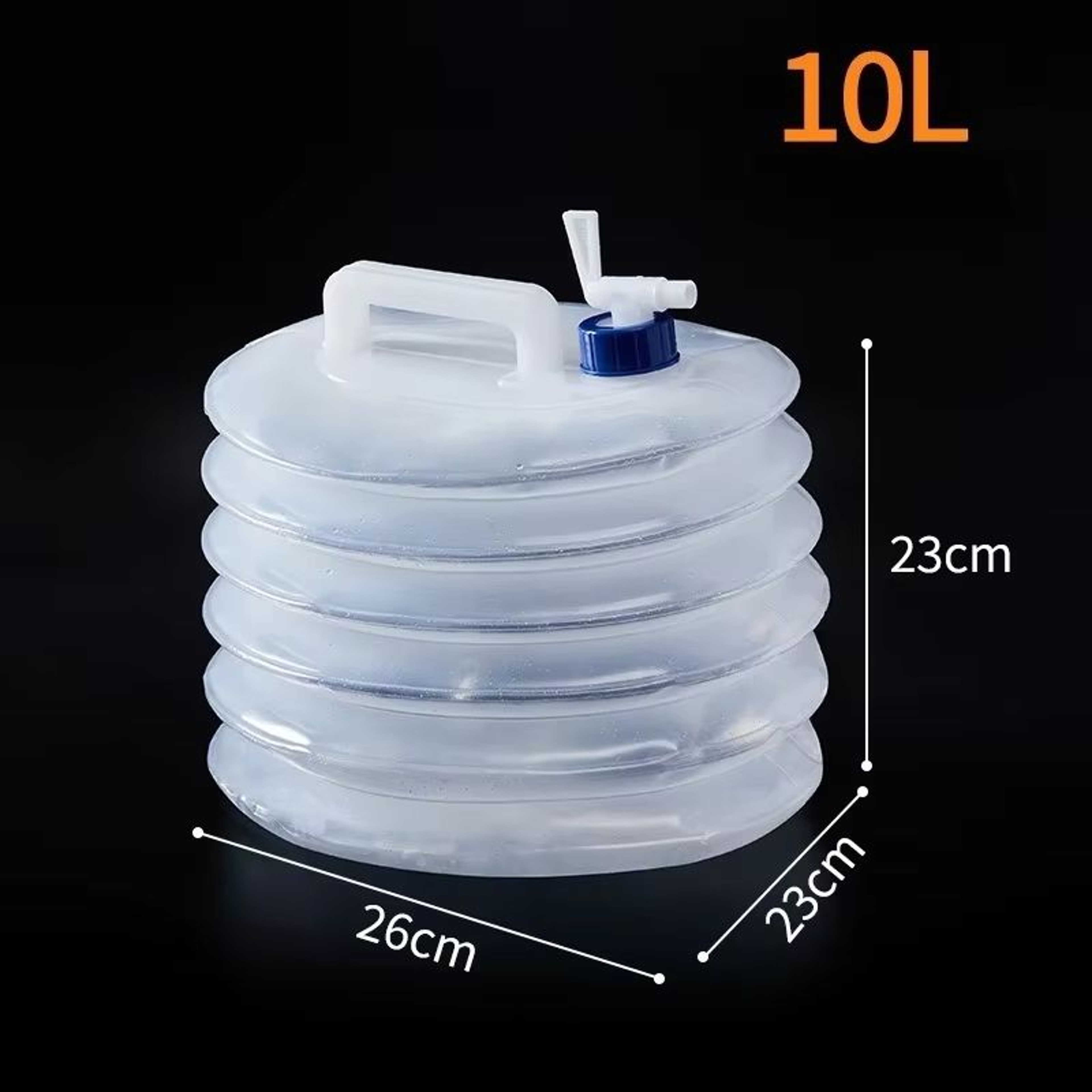 Outdoor Folding Water Container 51015 L Thickened Portable Car Camping Water Storage Bucket 7