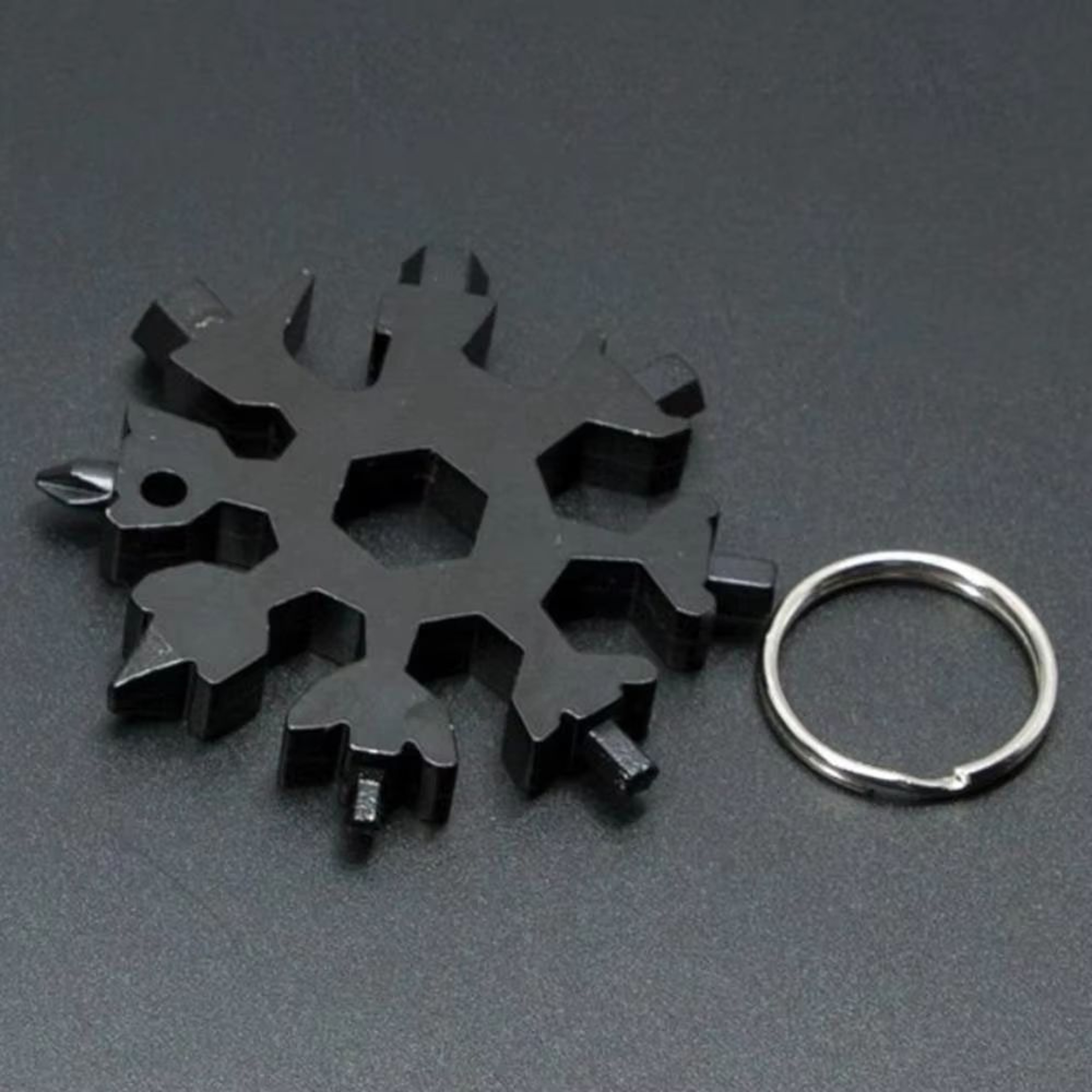 18 In 1 Snowflake Multi Tool Stainless Steel Pocket Wrench Outdoor EDC Gadget 7