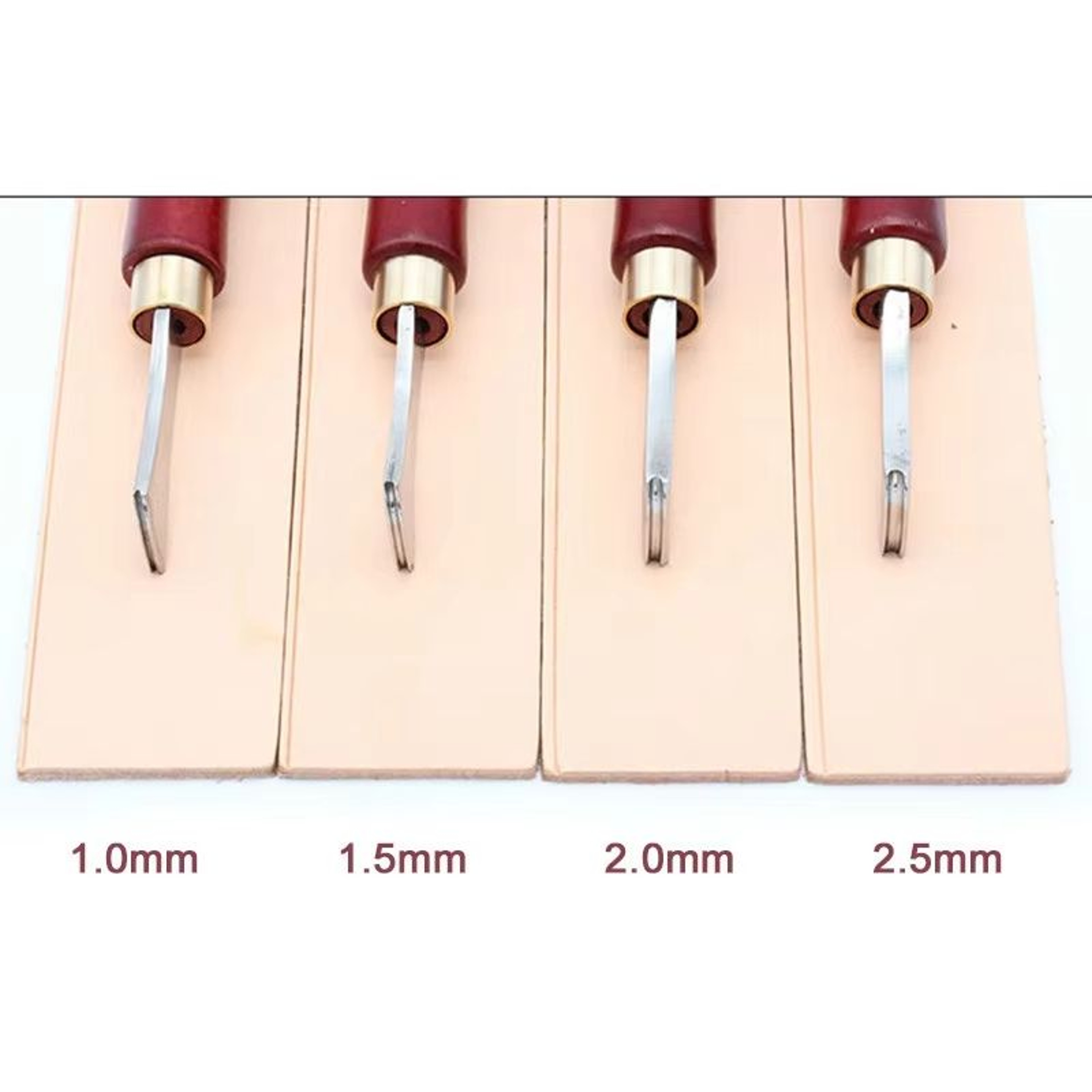 Leather Edge Groove Line Punch Thread Embedding Tool 4