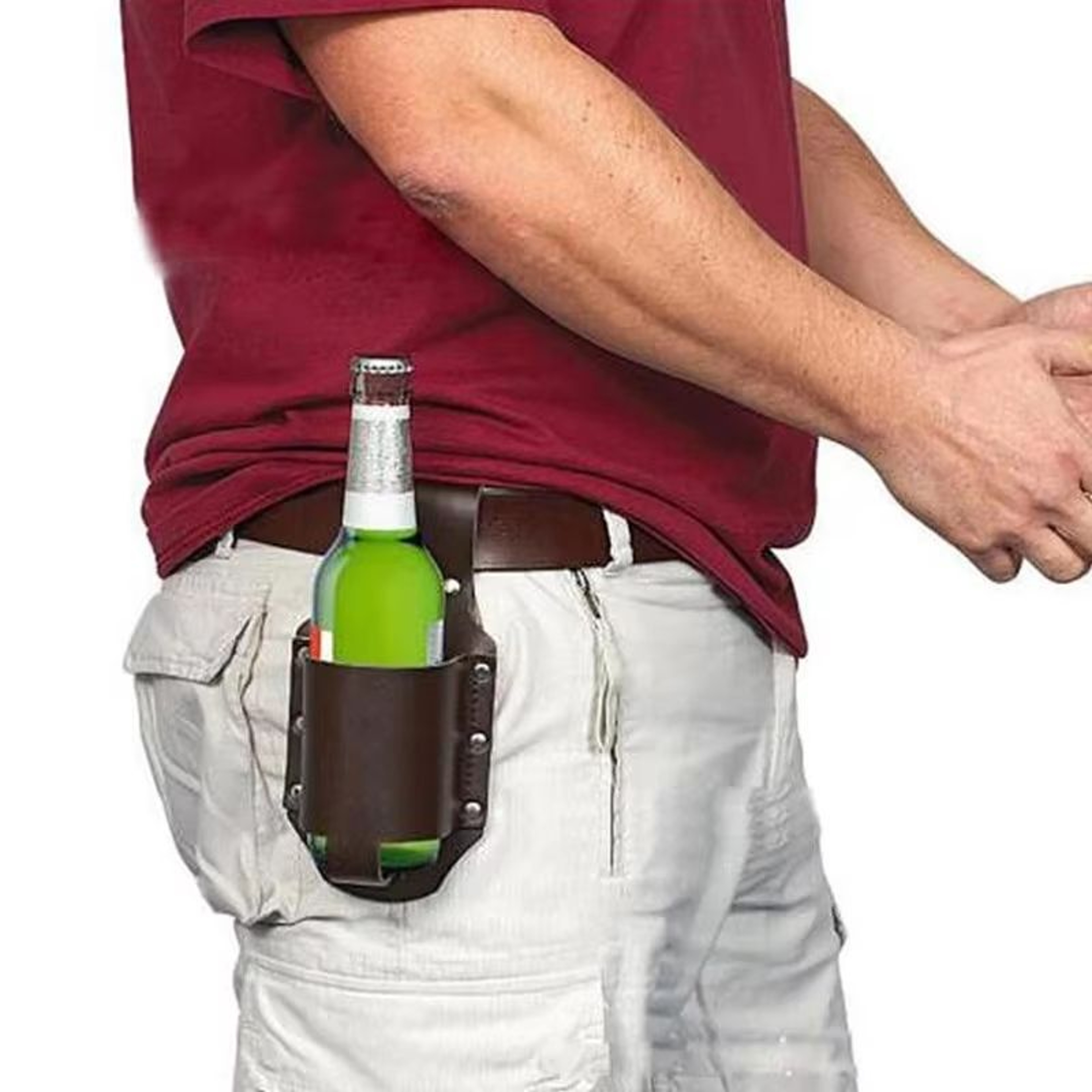 Beer Bottle Waist Holster Portable Belt Drink Holder 0