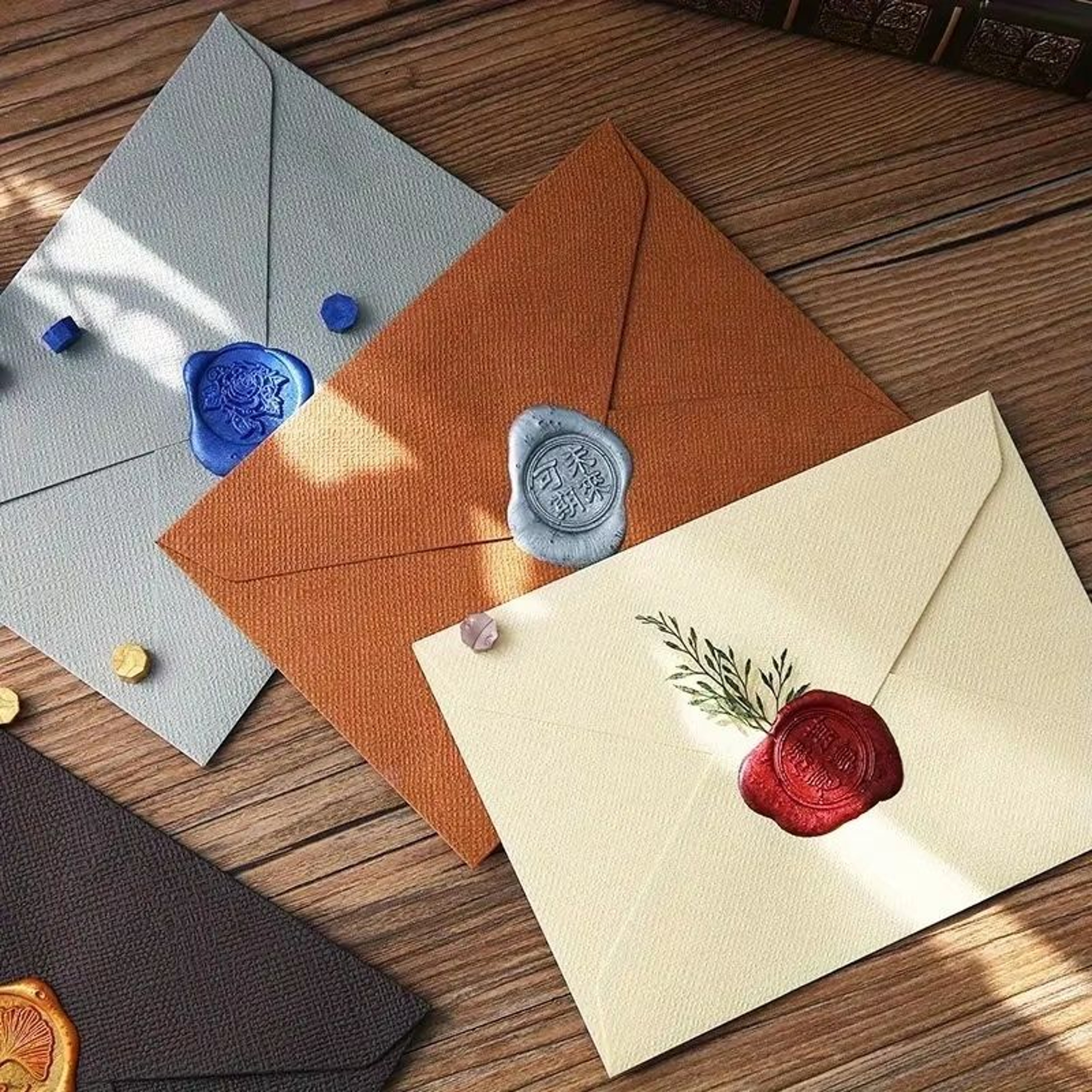 Vintage Western Style Envelopes 20Pack Party Wedding Gift Invitation Set 4