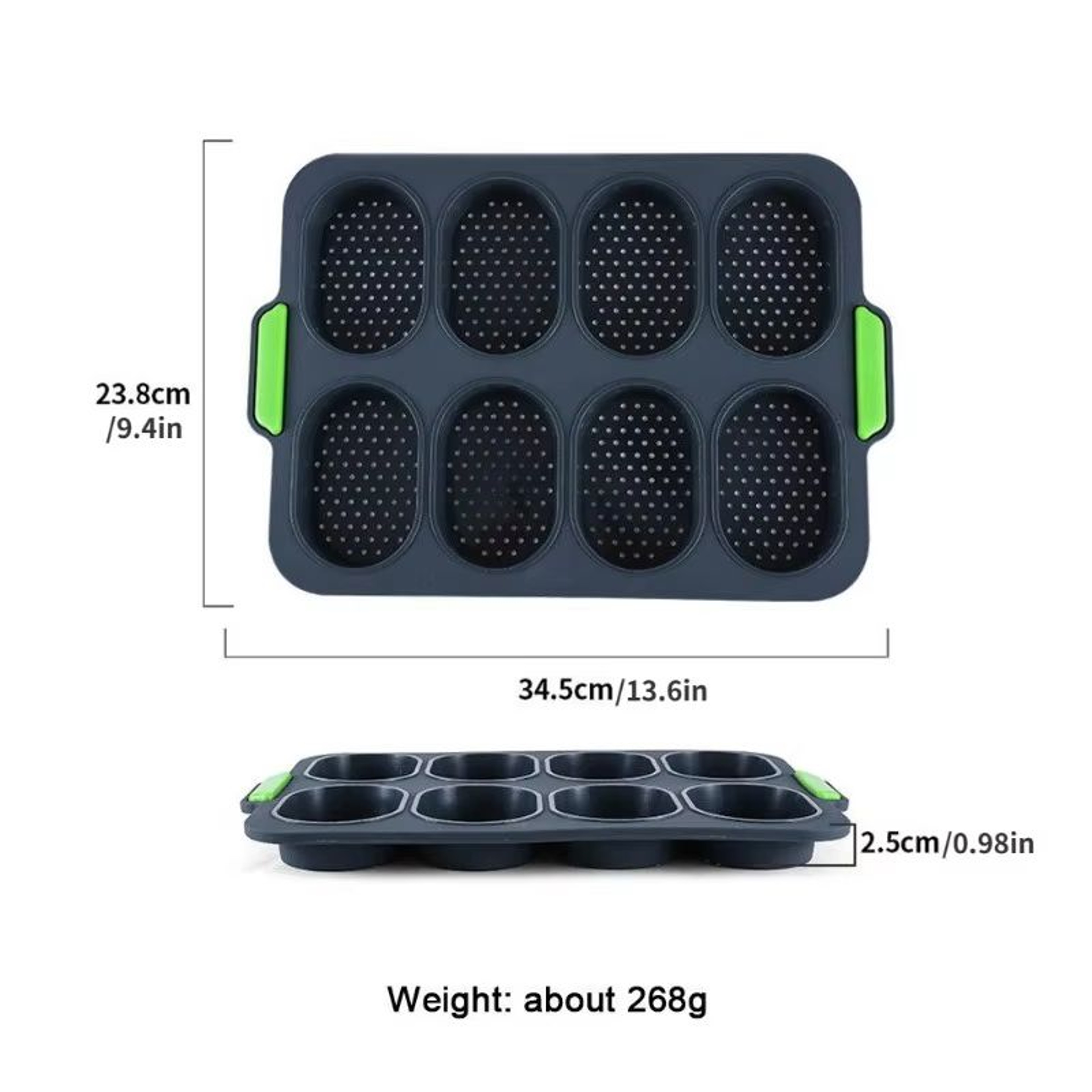 Silicone Mini Baguette Baking Tray Non Stick Bread Mold 1