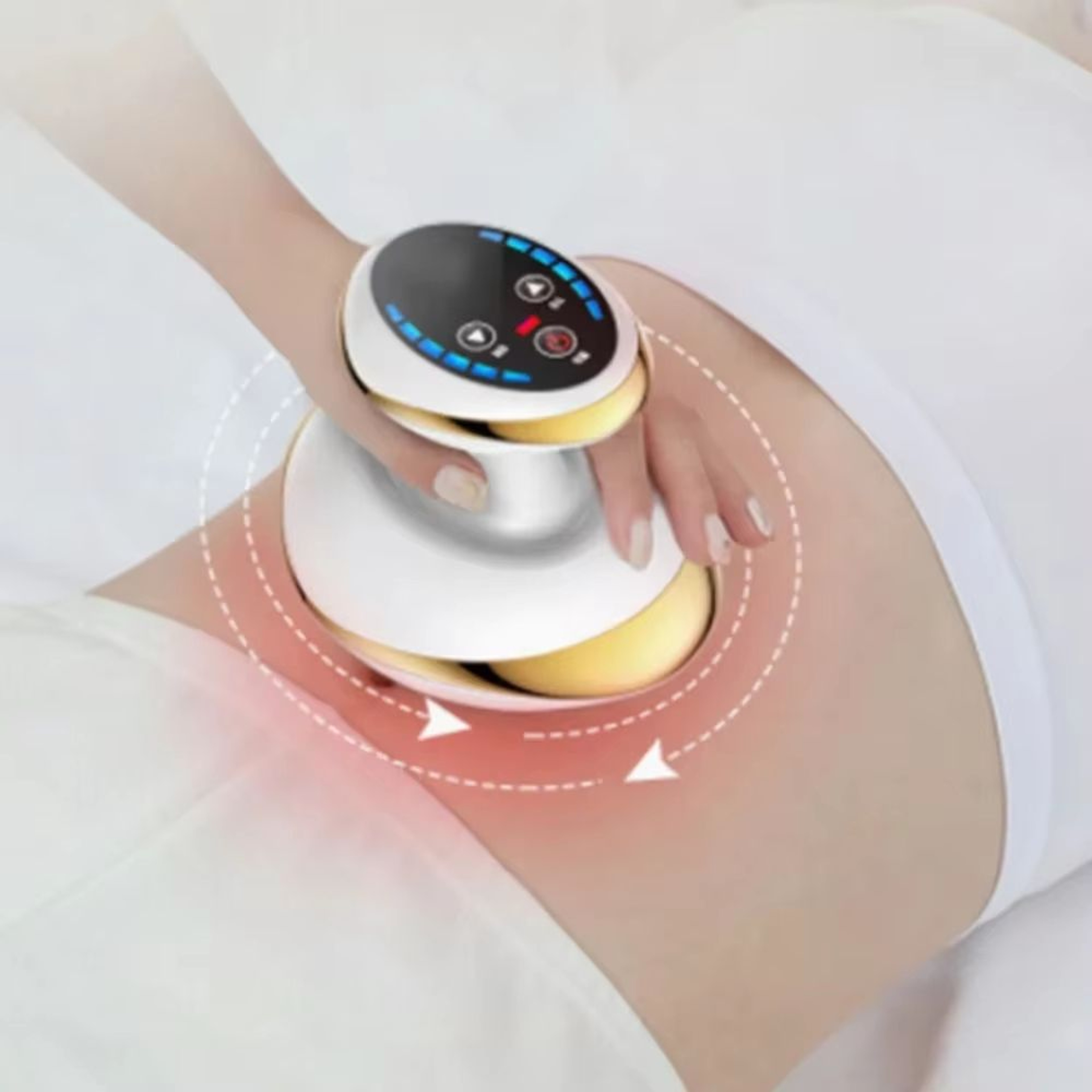 Rechargeable Electric Cupping And Guasha Body Massager With Heating 1