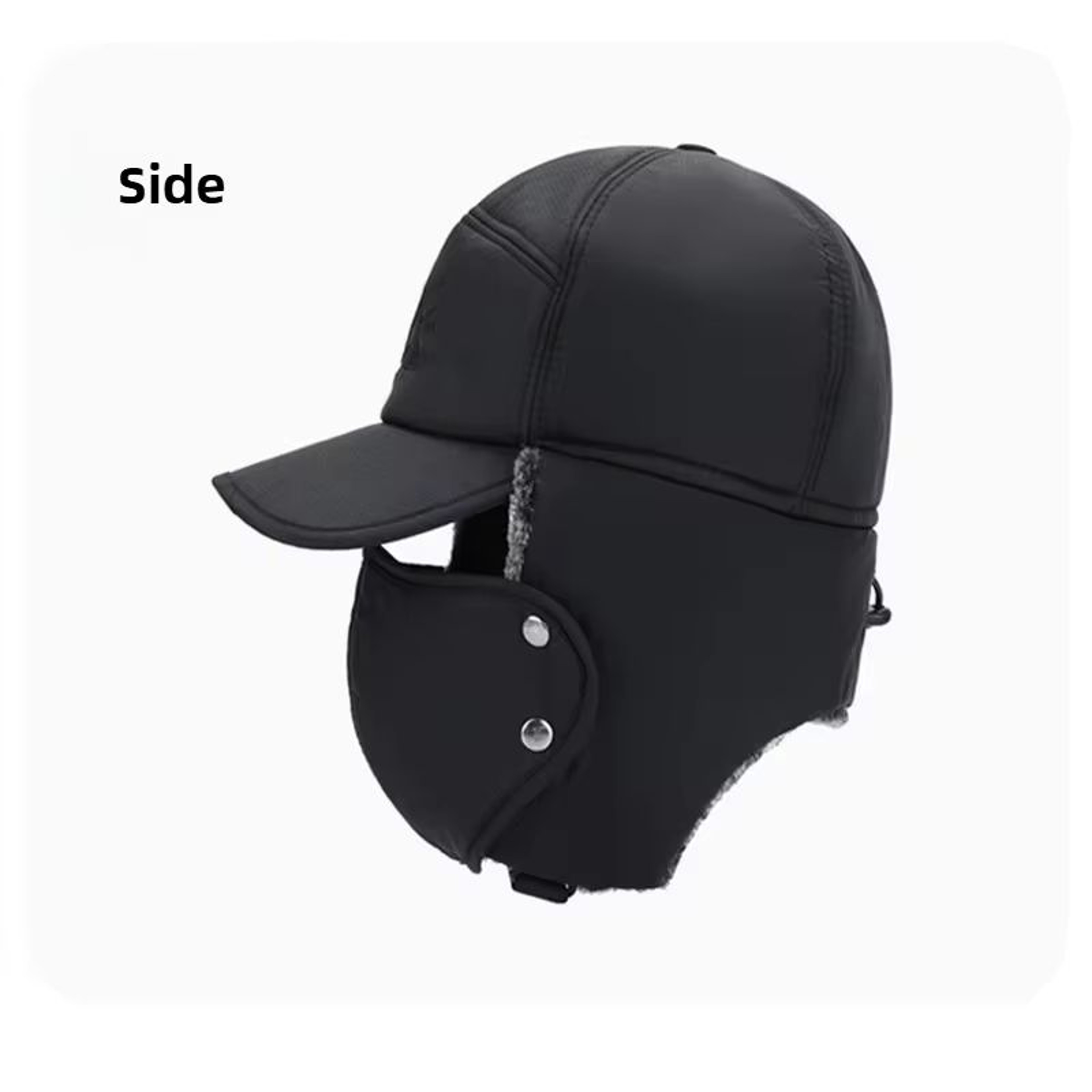 Winter Thickened FauxFur Baseball Cap For Extreme Cold Unisex 1