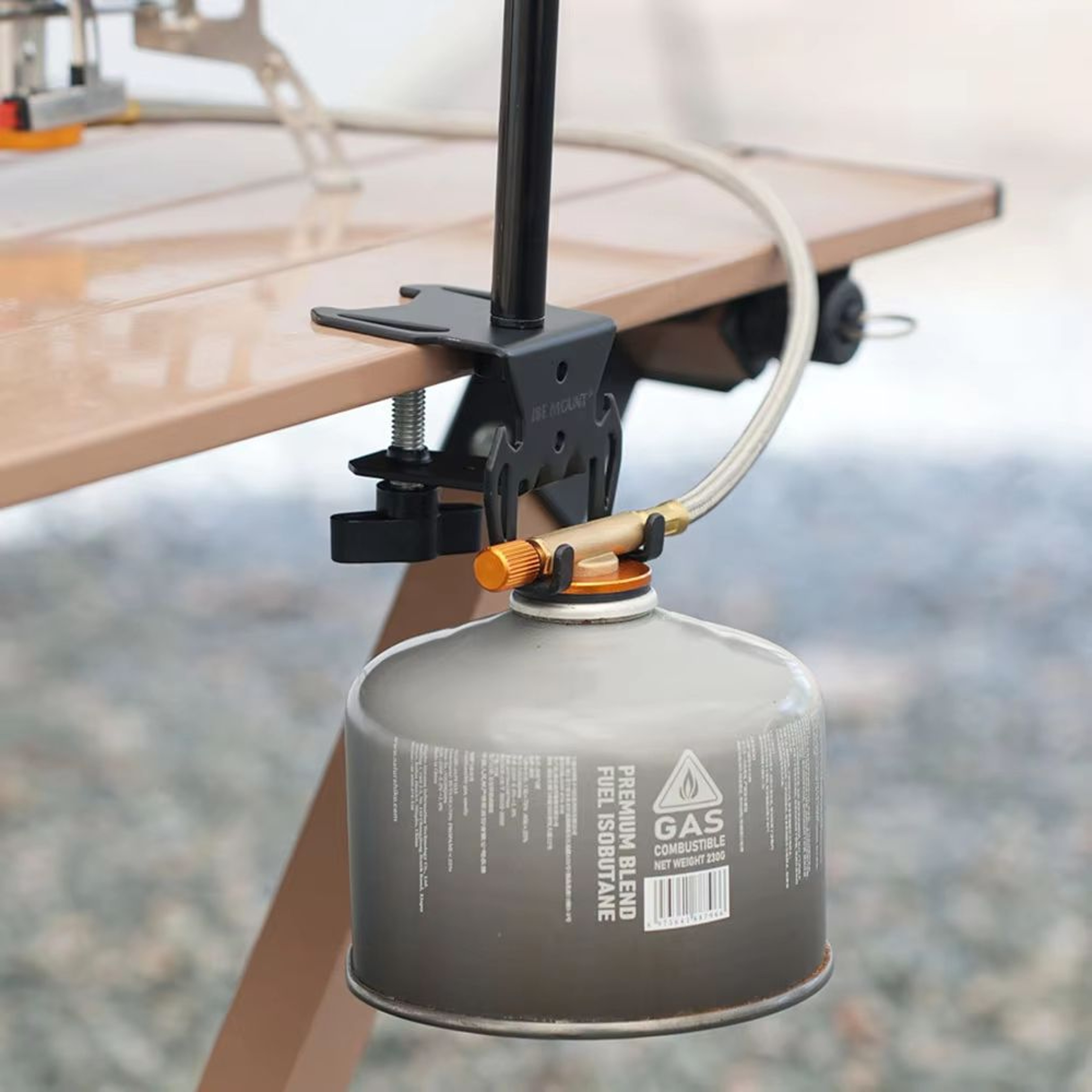 Multipurpose Outdoor Gas Tank Hook With Hanging Plate  Bottle Opener 0
