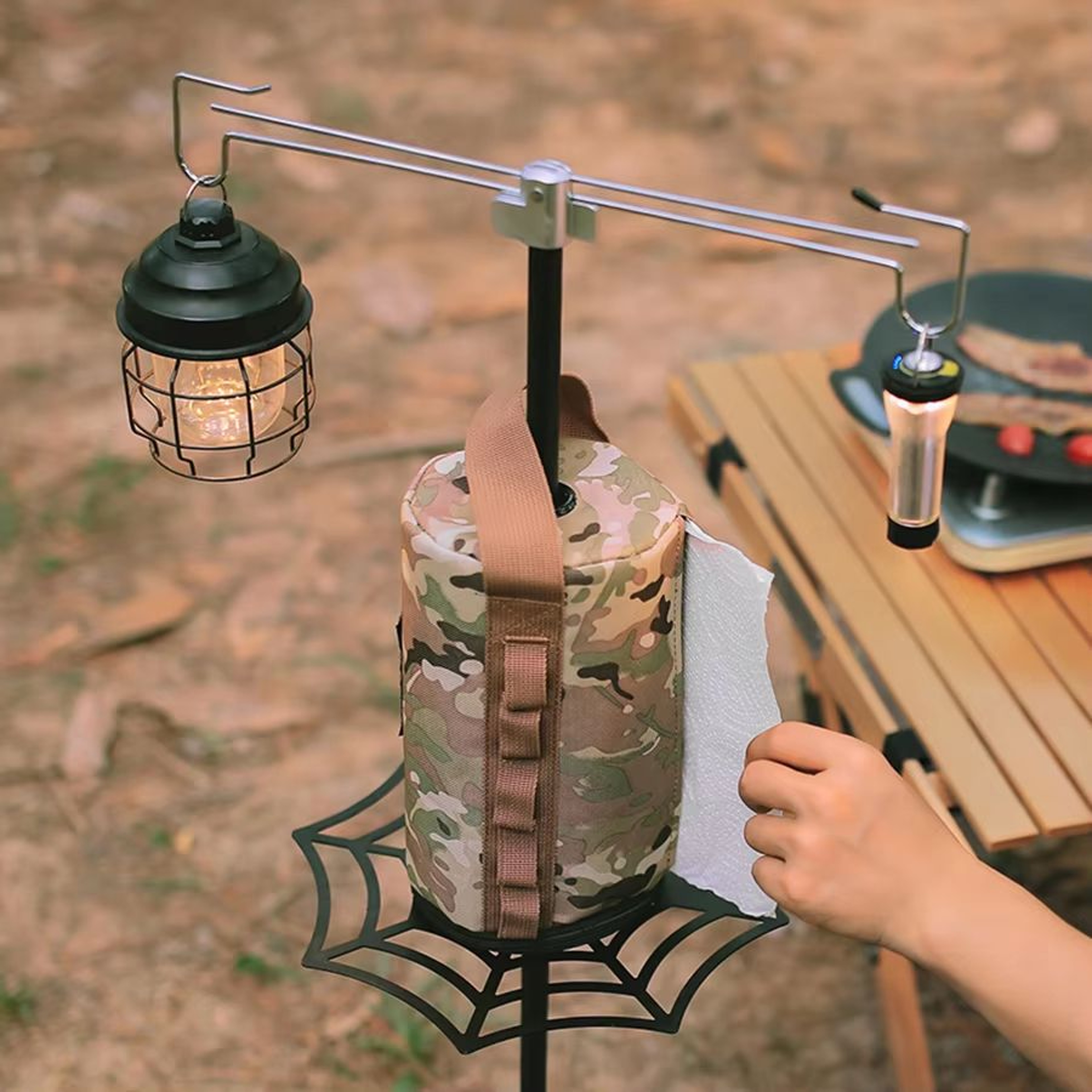 Waterproof Hanging Roll Paper Storage Case For Camping  Outdoor Use 5