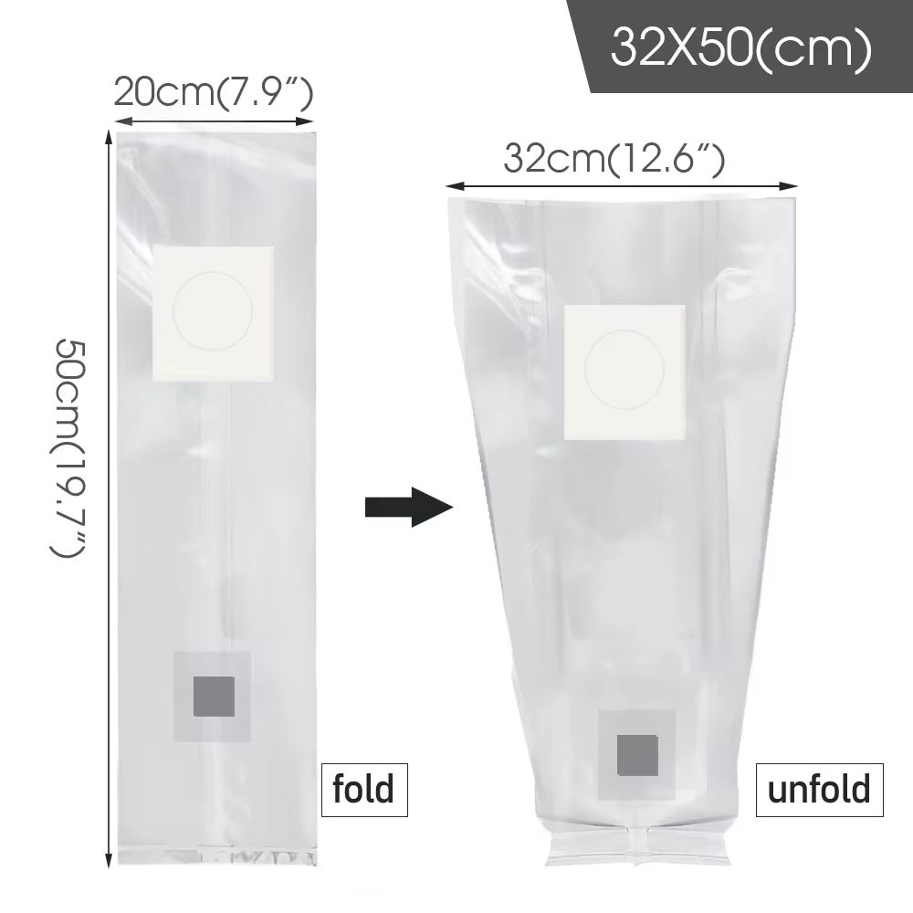 10Piece Sterilized PP Grain Bag With SelfHealing Injection Port  02 M Filter Patch 12