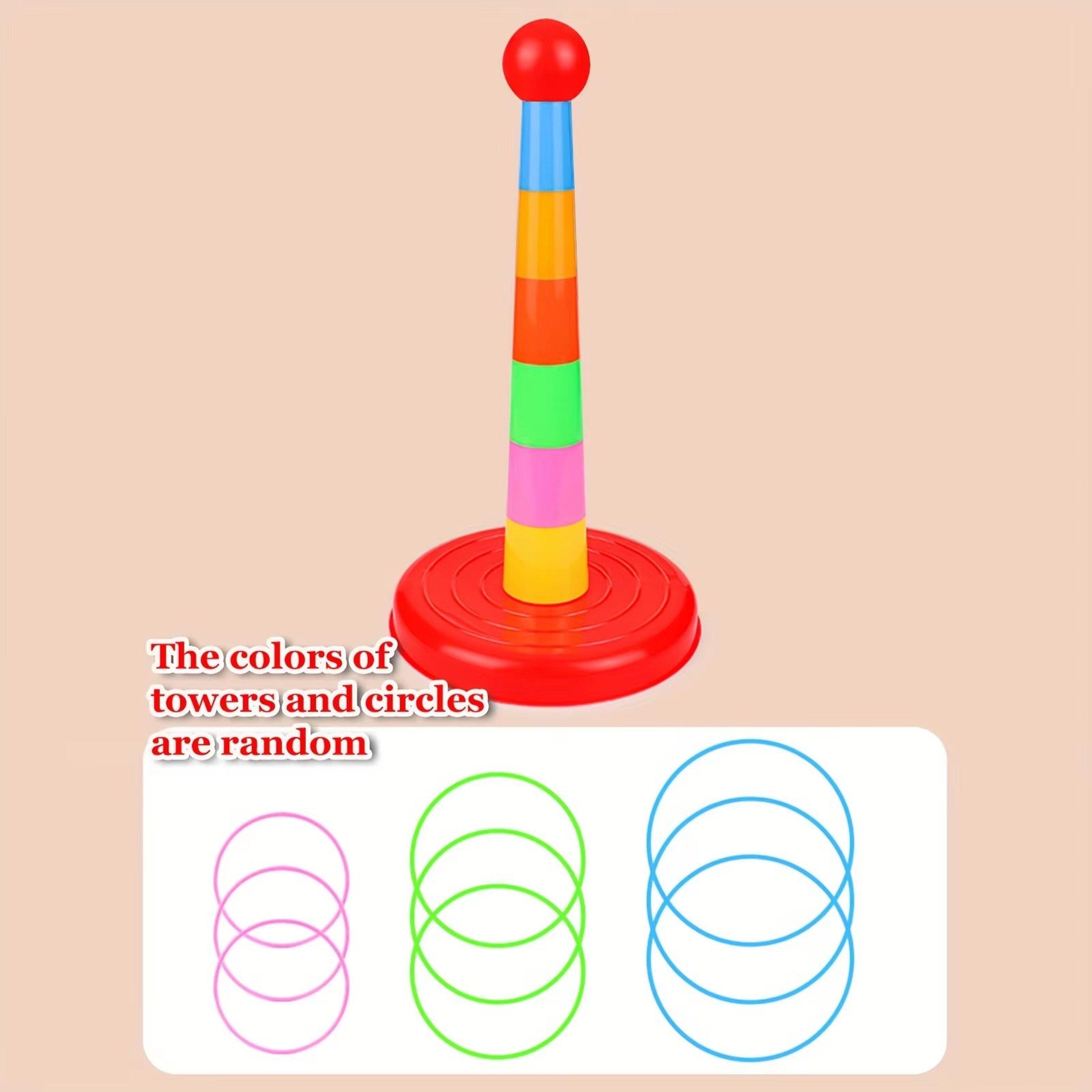 FunTower RingToss ParentChild Interactive Game Set 2