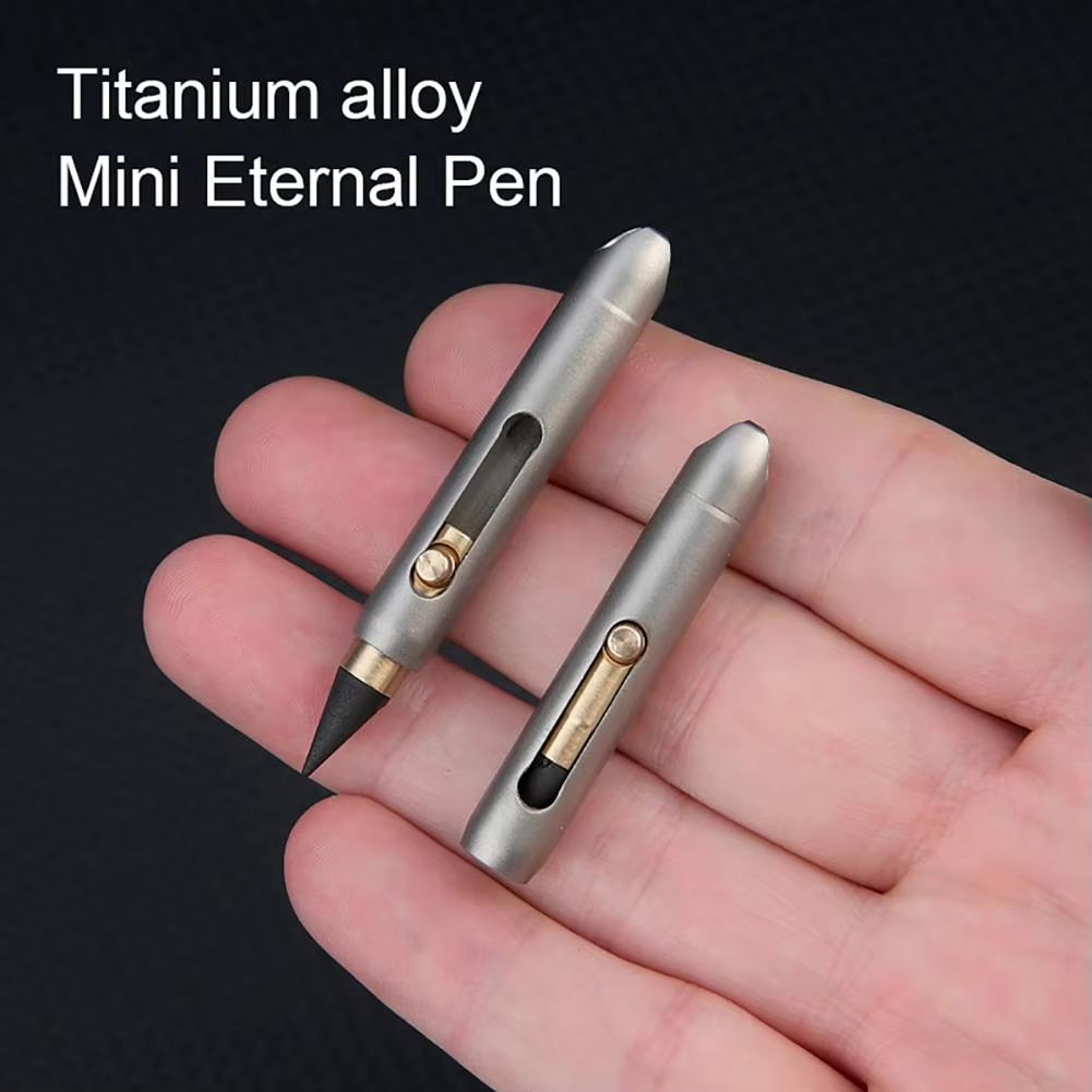 Eternal Mini Titanium Pen And Pencil EDC Writing Tool 0