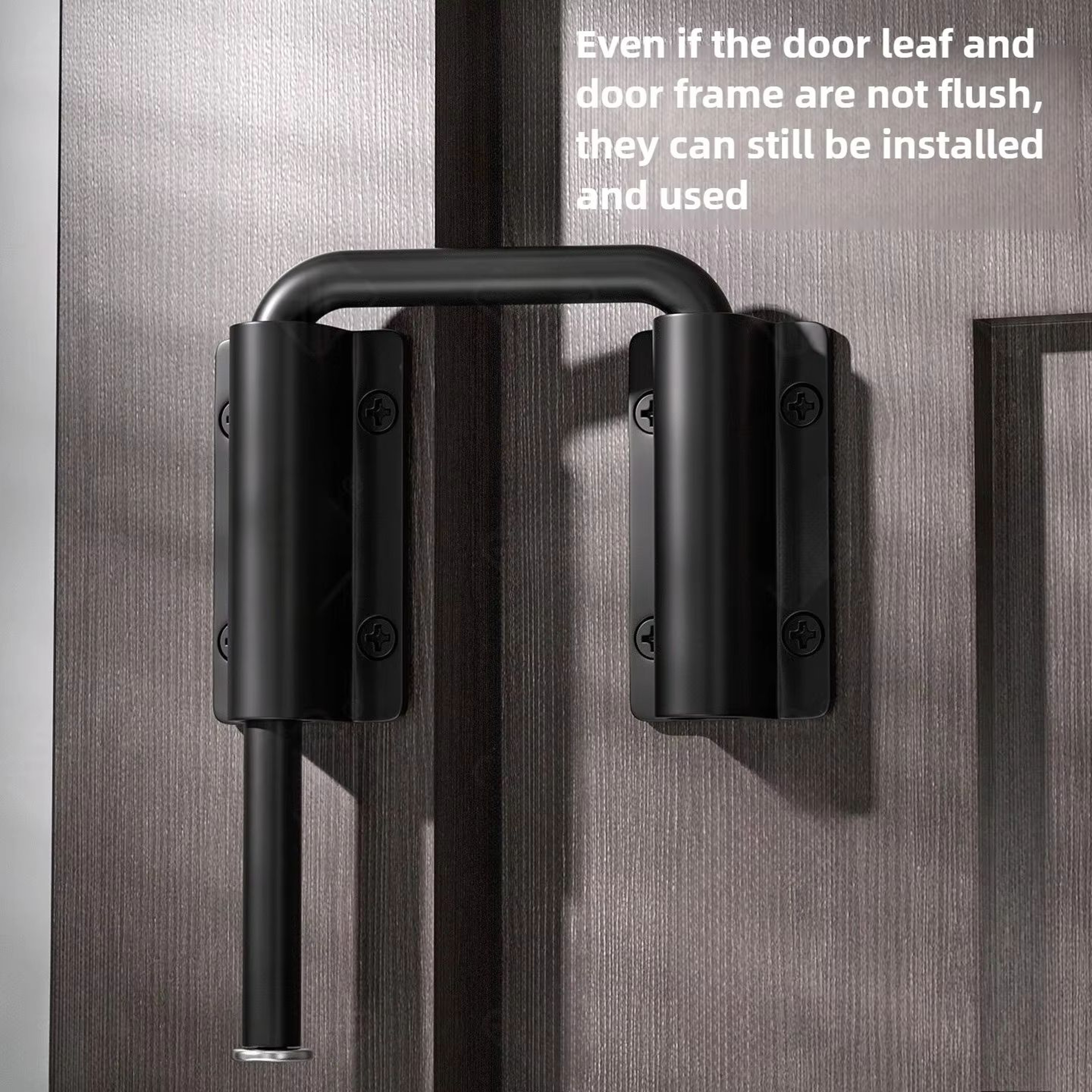 Durable Aluminum Alloy 90180 Adjustable AntiTheft Door Latch Lock 1