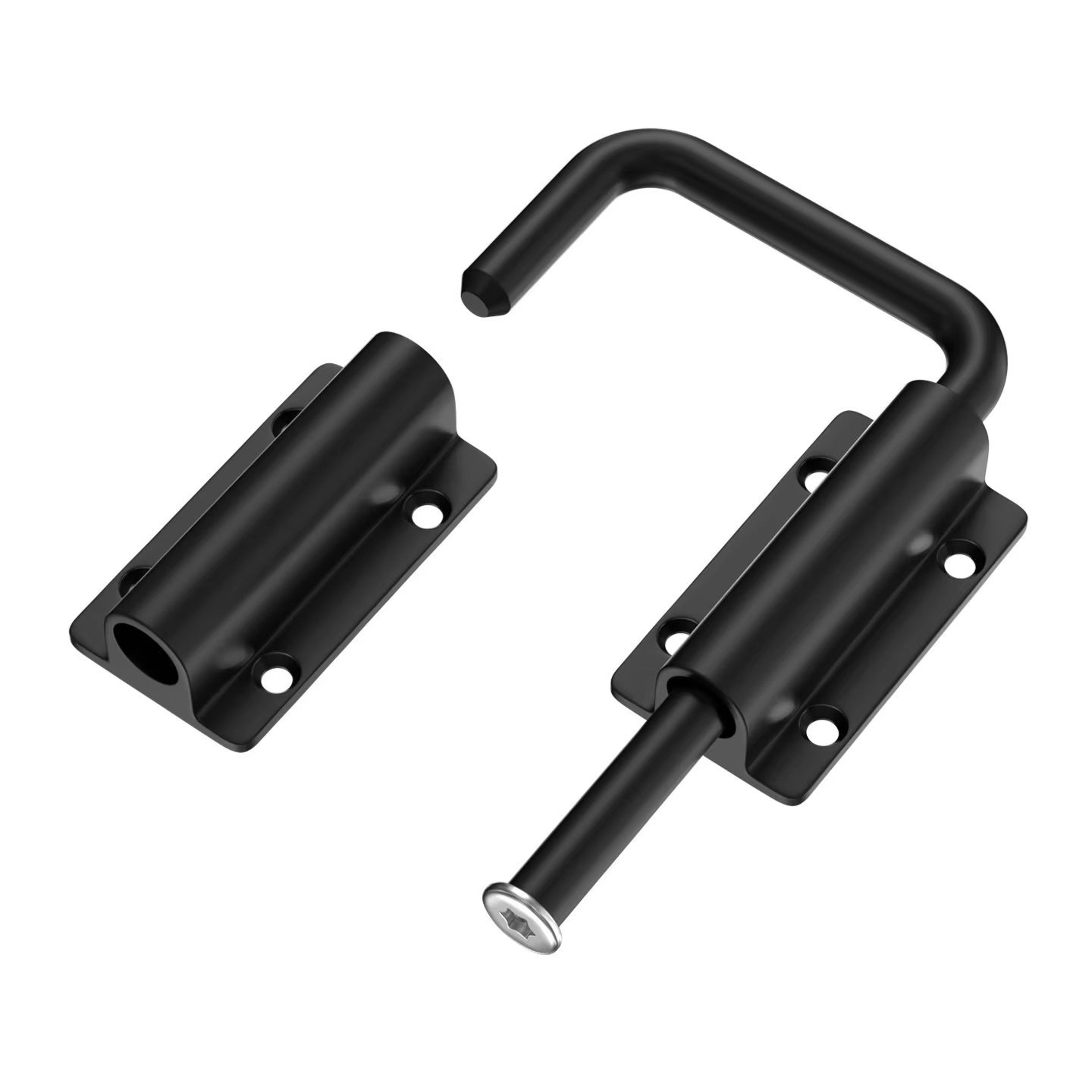 Durable Aluminum Alloy 90180 Adjustable AntiTheft Door Latch Lock 2