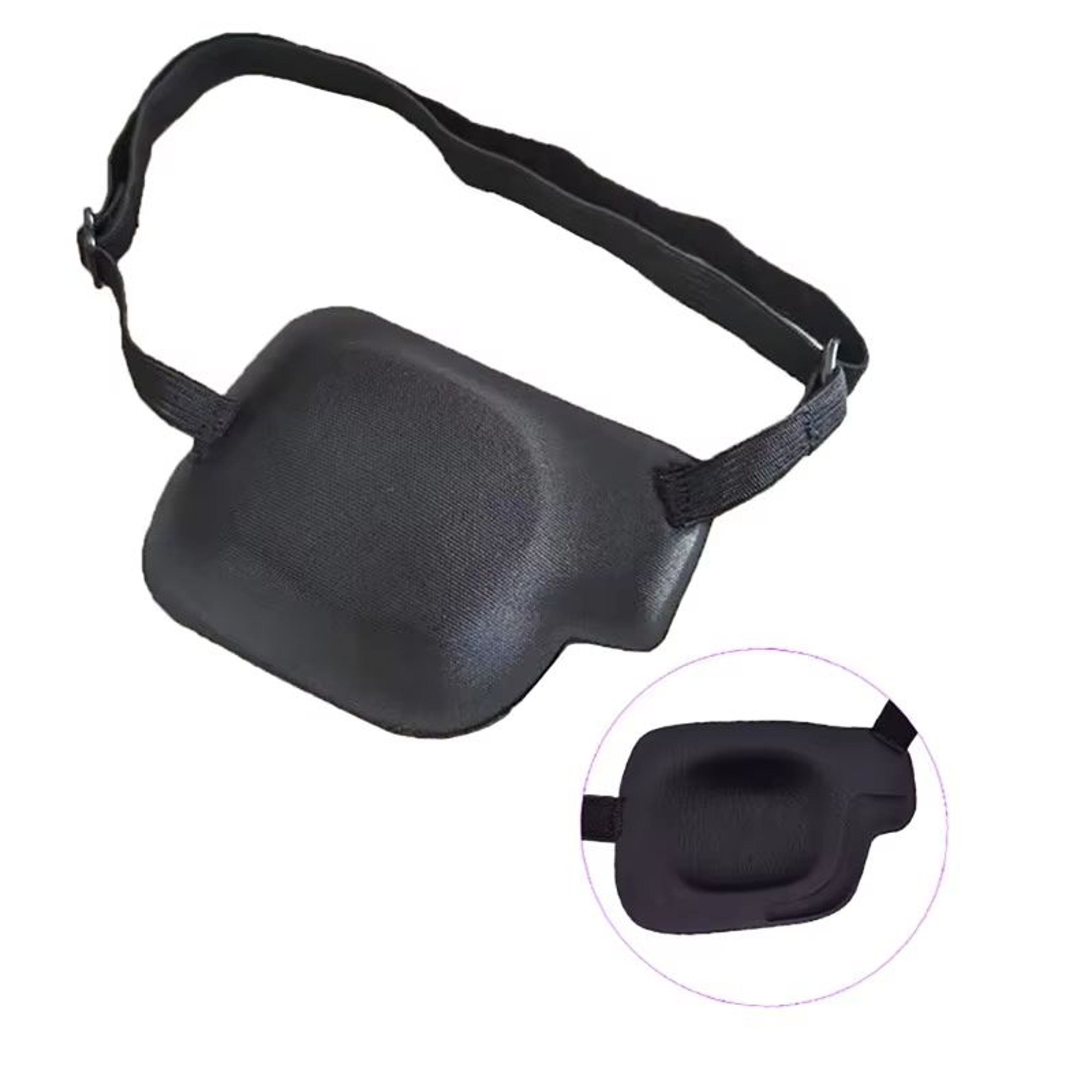 Adjustable Black Single Eyepatch For Adults And Kids Amblyopia Protector Sleeping Eyeshade Pirate P 1