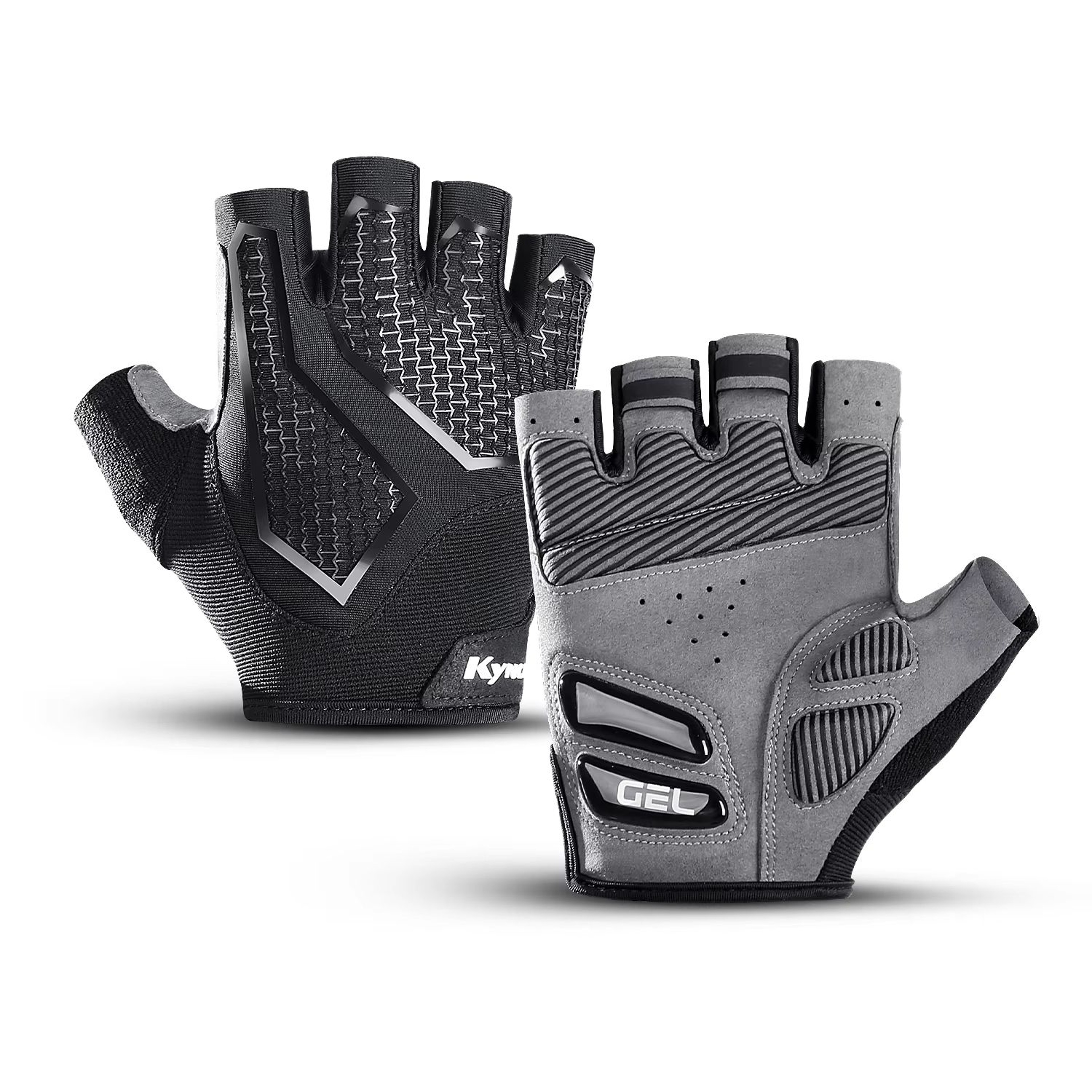 Breathable Half Finger Cycling Gloves With Anti Slip Grip And Shock Absorbing Padding For Men And W 0