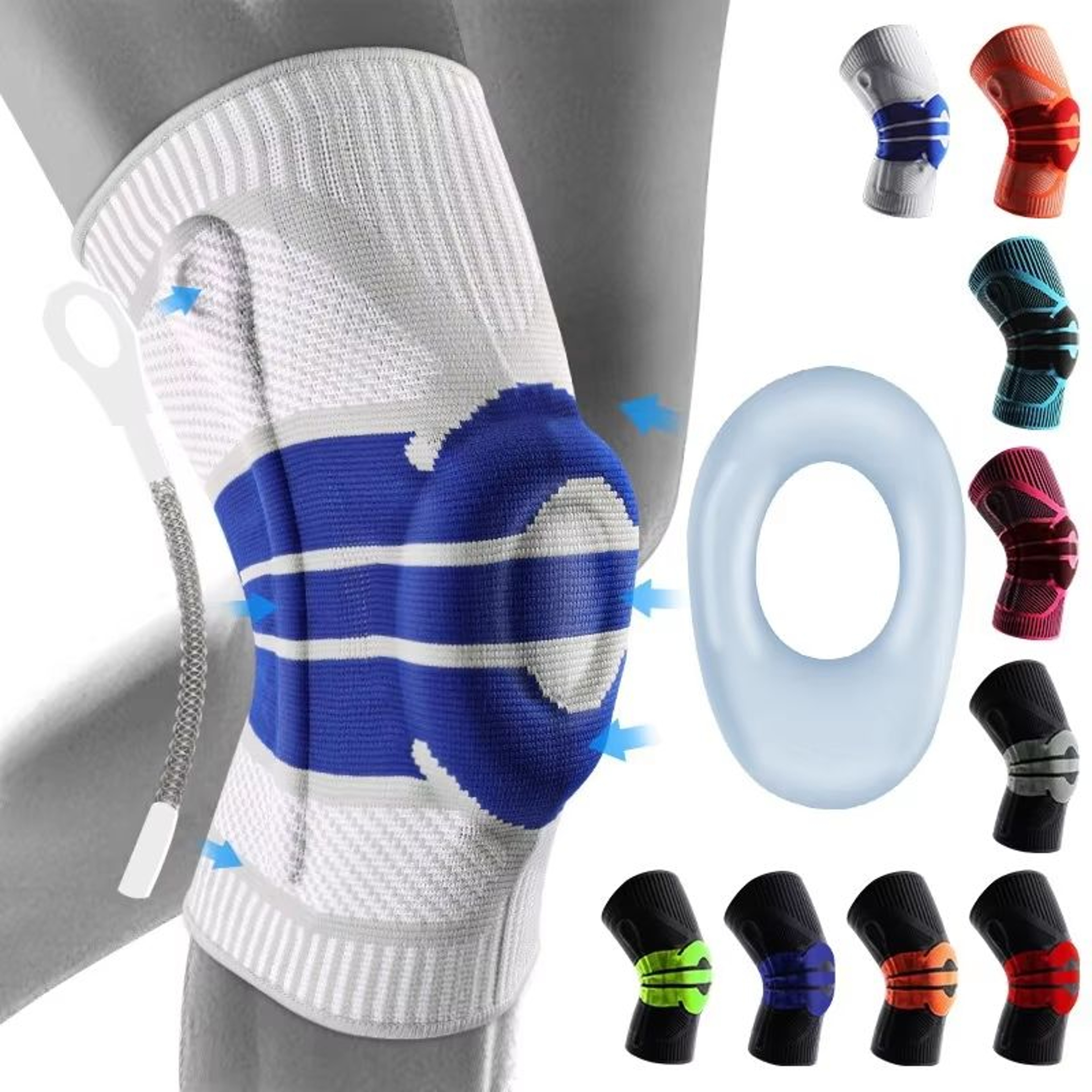 High Elastic Adjustable Patella Knee Support Brace 0