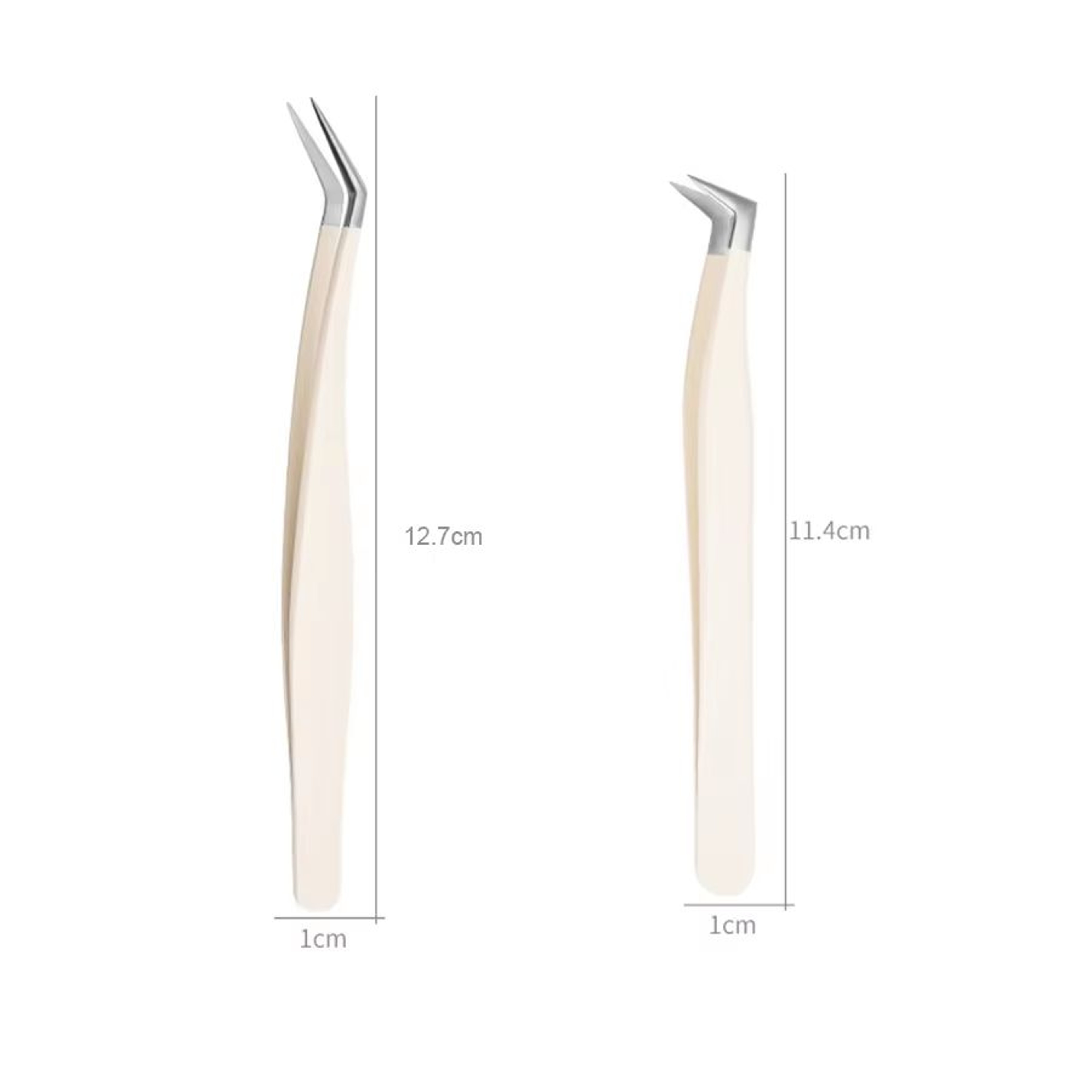 Premium Stainless Steel Eyelash Extension Tweezers Rose Gold 4