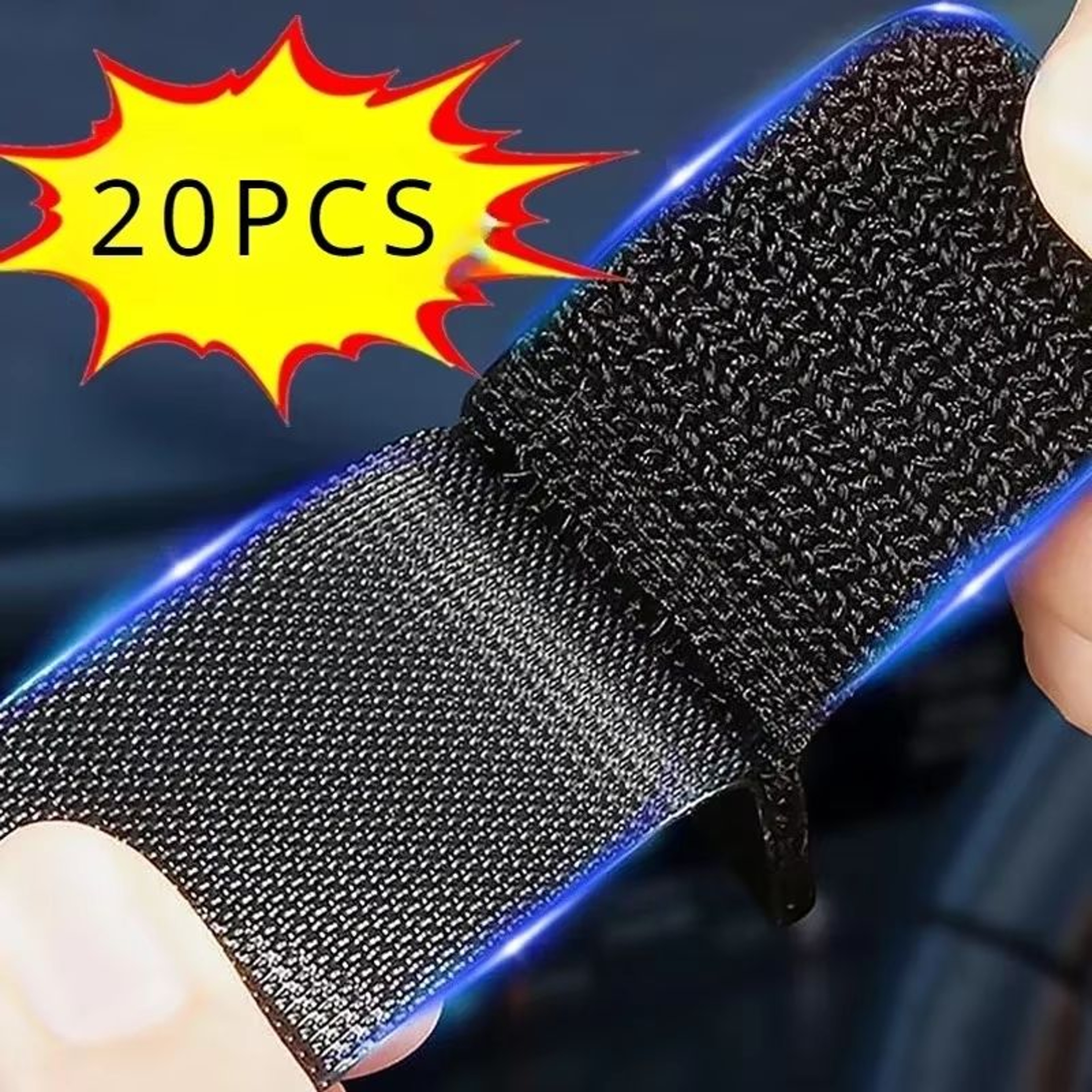 Heavy Duty Adhesive Hook  Loop Tape For Car Carpet Mats  Velcro Fixation Patch 2Pack 0