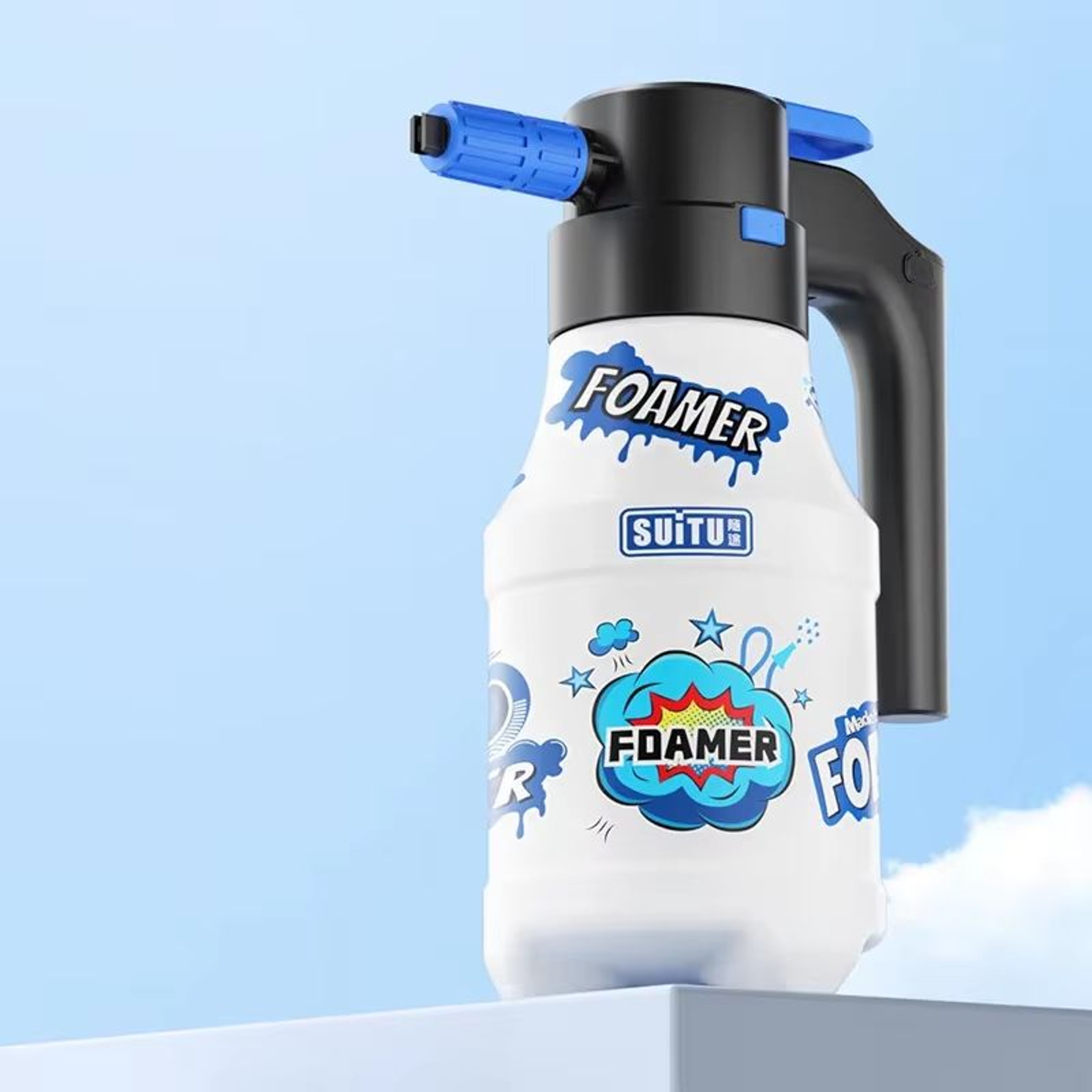 04 Gal Electric Car Wash Foam Sprayer  Portable Car Wash Foam Gun  Detailing Foam Generator 5